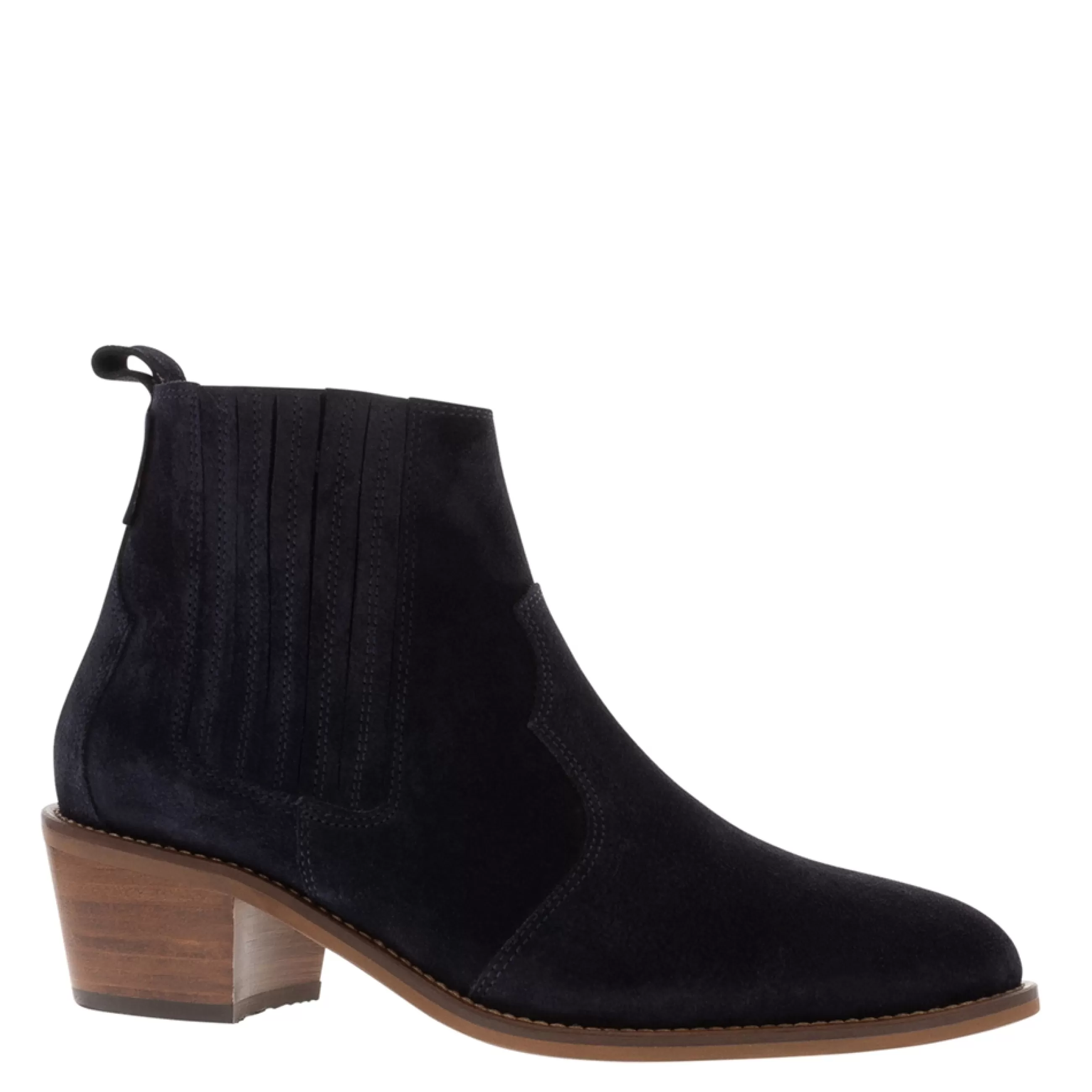 Amelle Navy Suede Chelsea Boots>Carl Scarpa Outlet