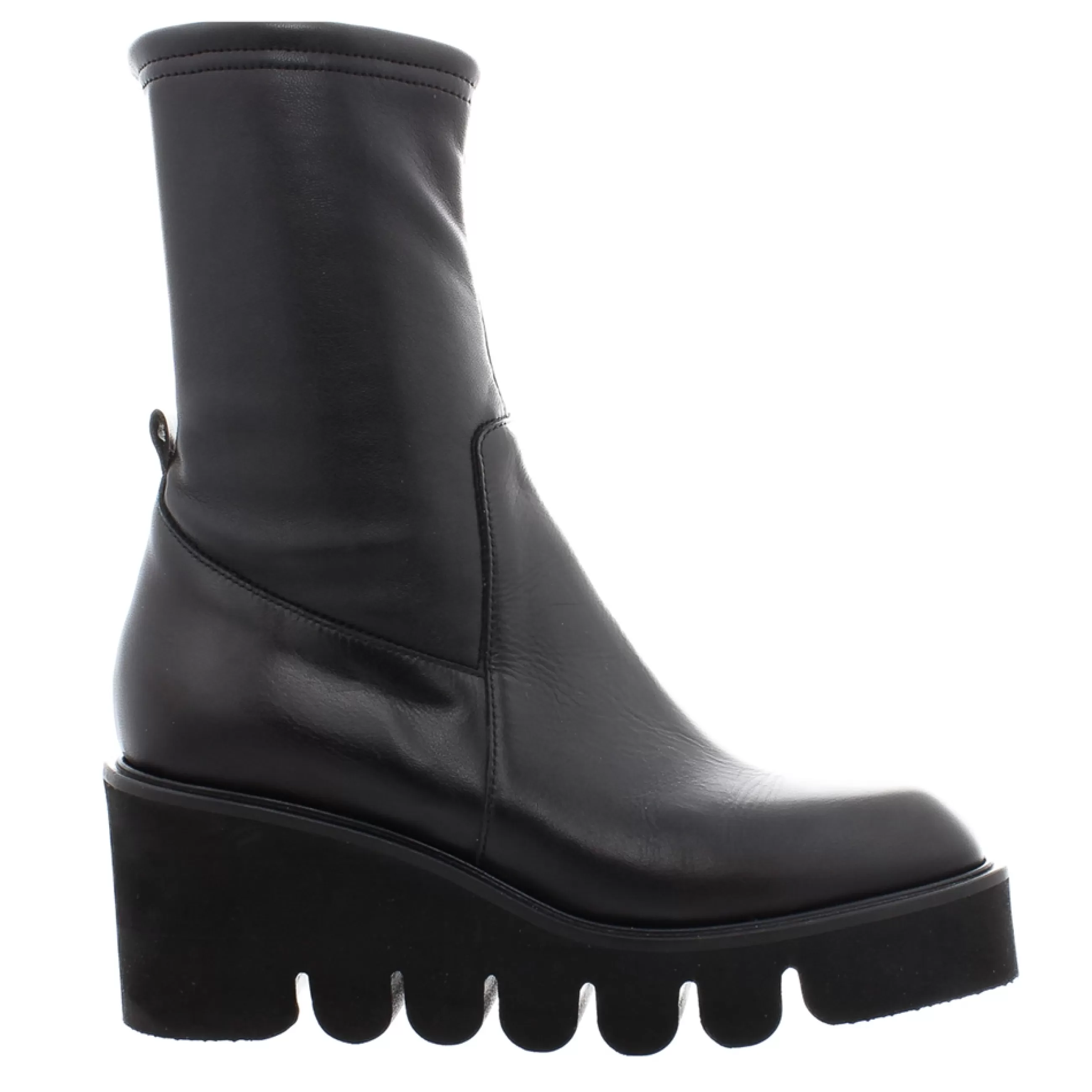 Ariel Black Leather Wavesole Ankle Boots>Carl Scarpa Sale