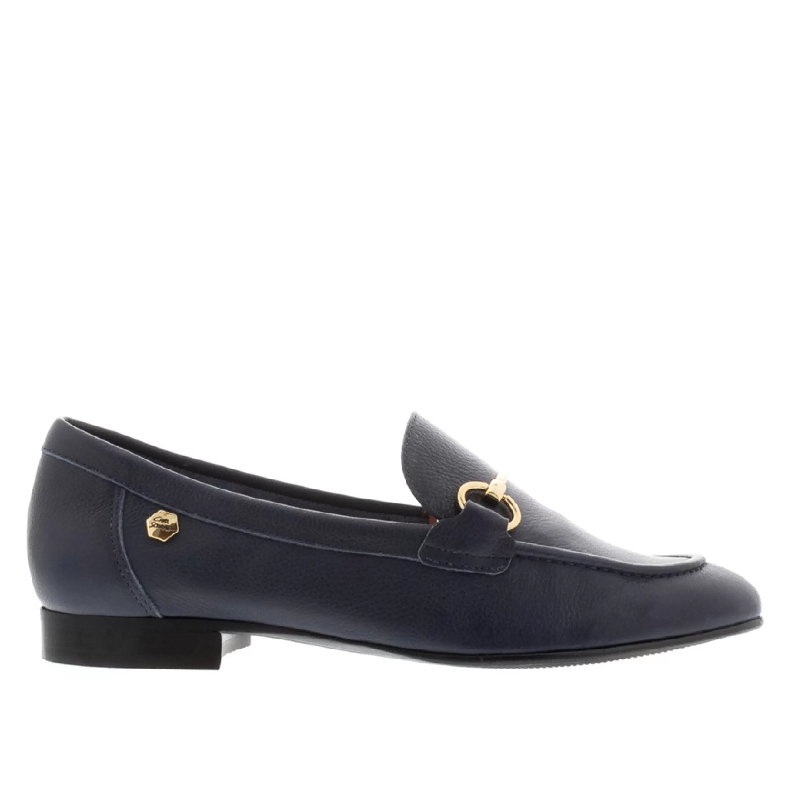 Arlie Navy Leather Snaffle Loafers>Carl Scarpa Fashion