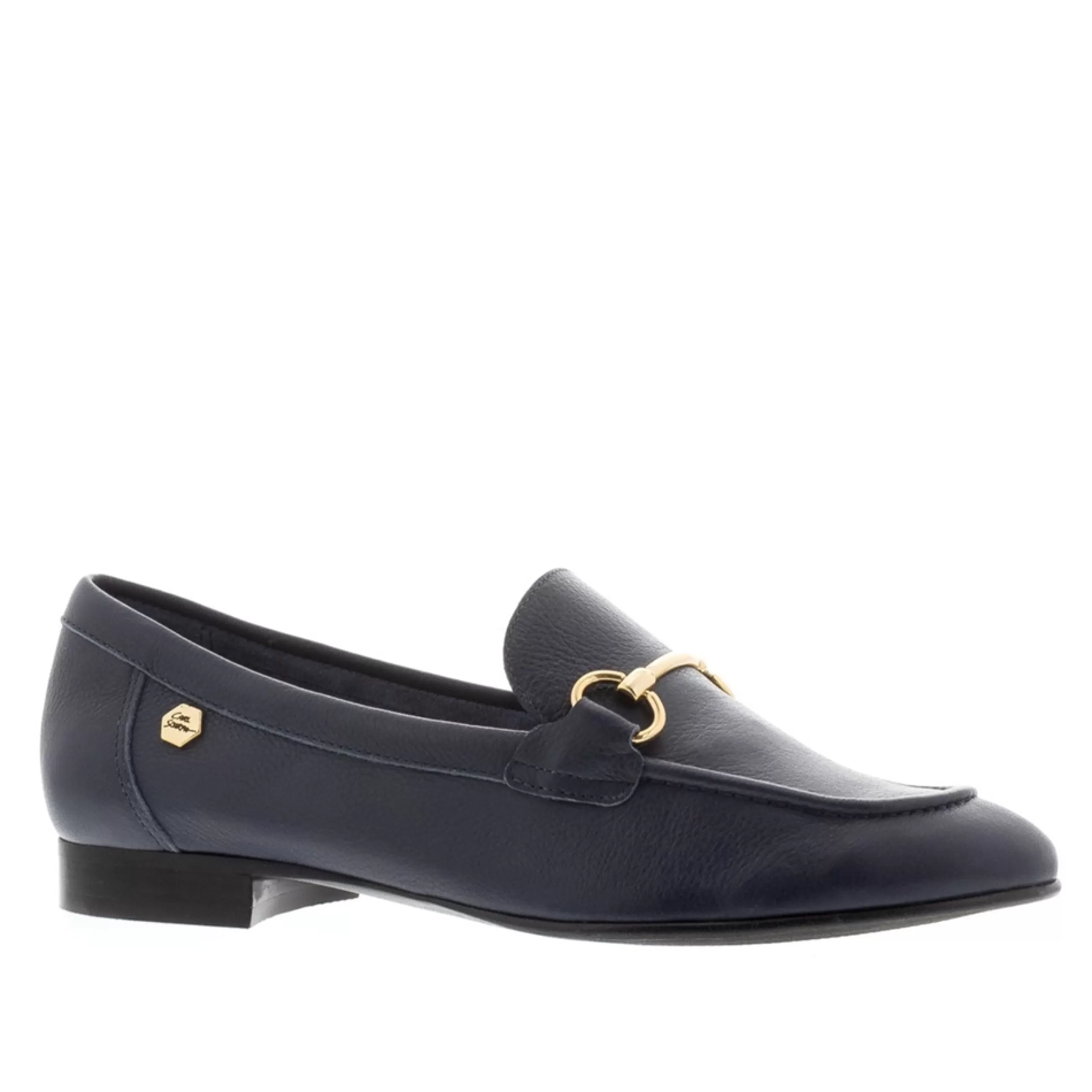 Arlie Navy Leather Snaffle Loafers>Carl Scarpa Fashion