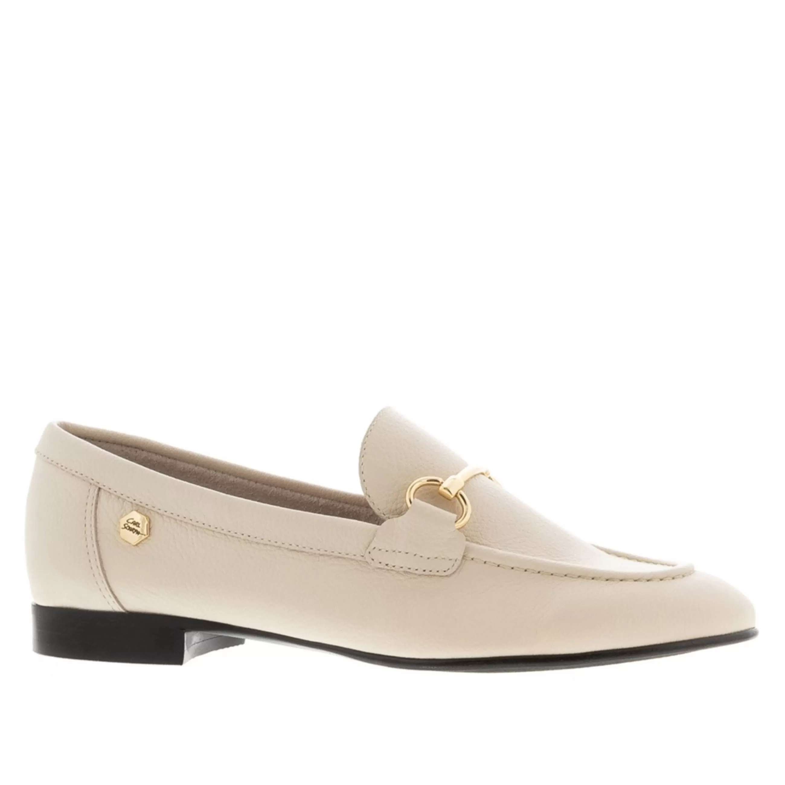 Arlie Off White Leather Snaffle Loafers>Carl Scarpa Outlet