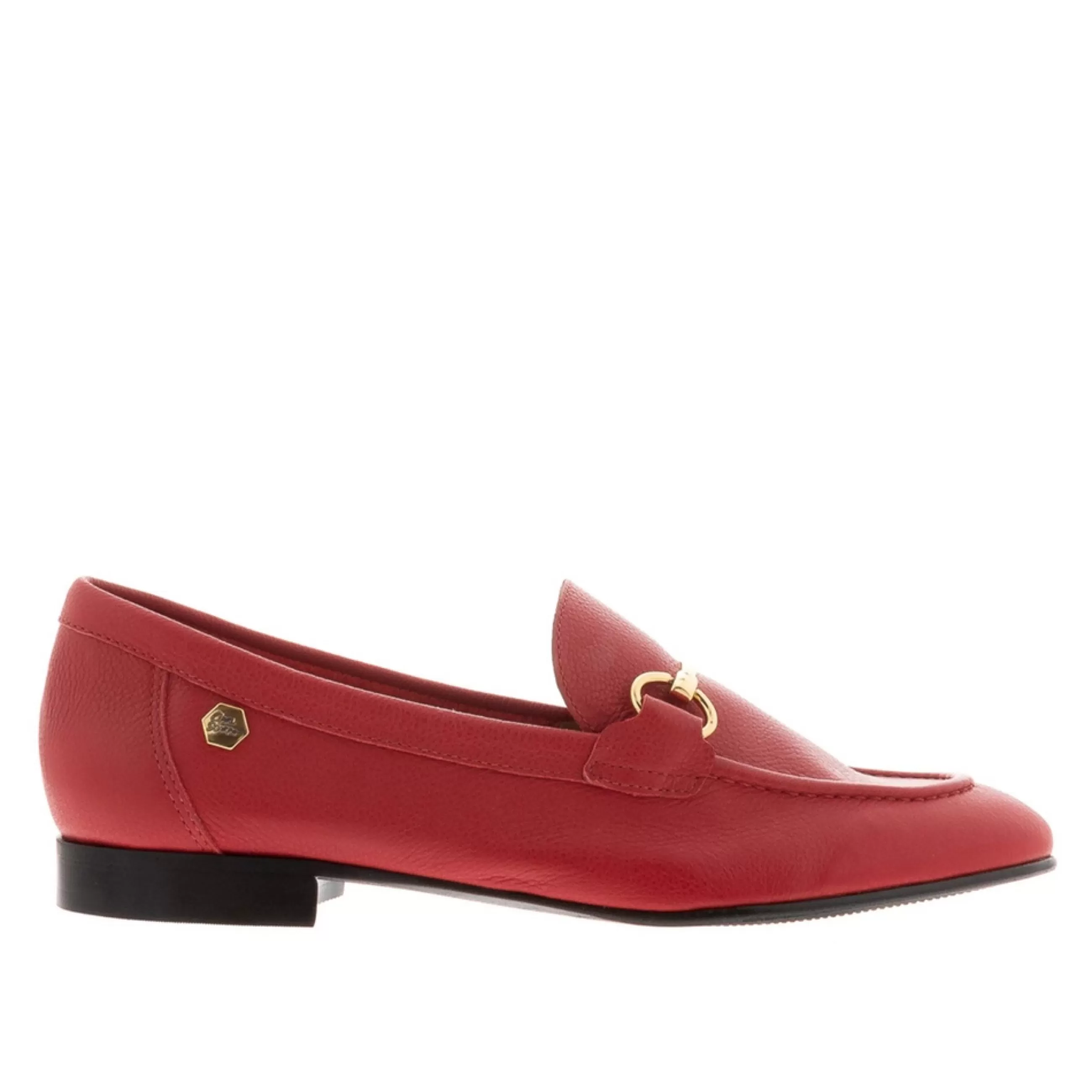 Arlie Red Leather Snaffle Loafers>Carl Scarpa Discount