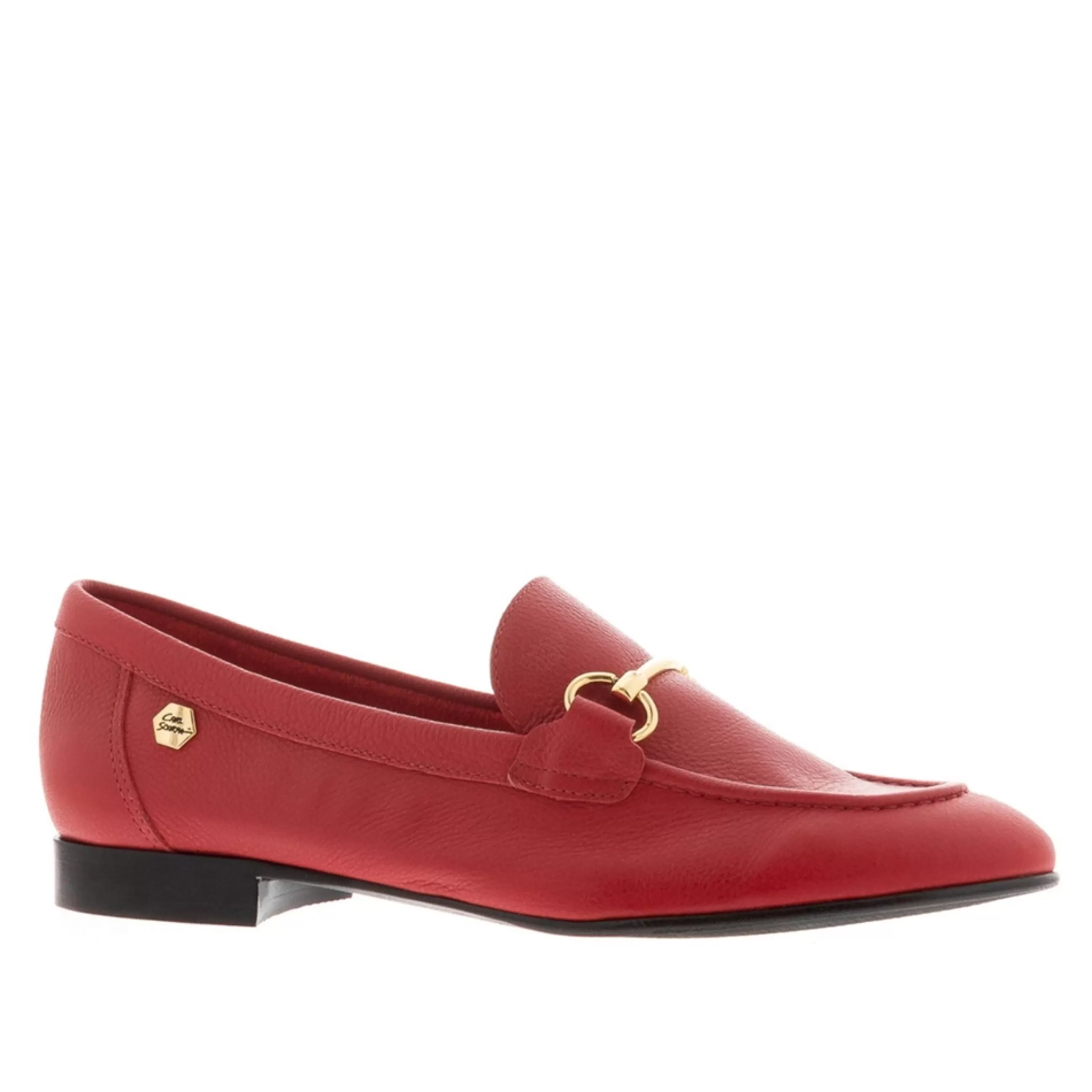 Arlie Red Leather Snaffle Loafers>Carl Scarpa Discount