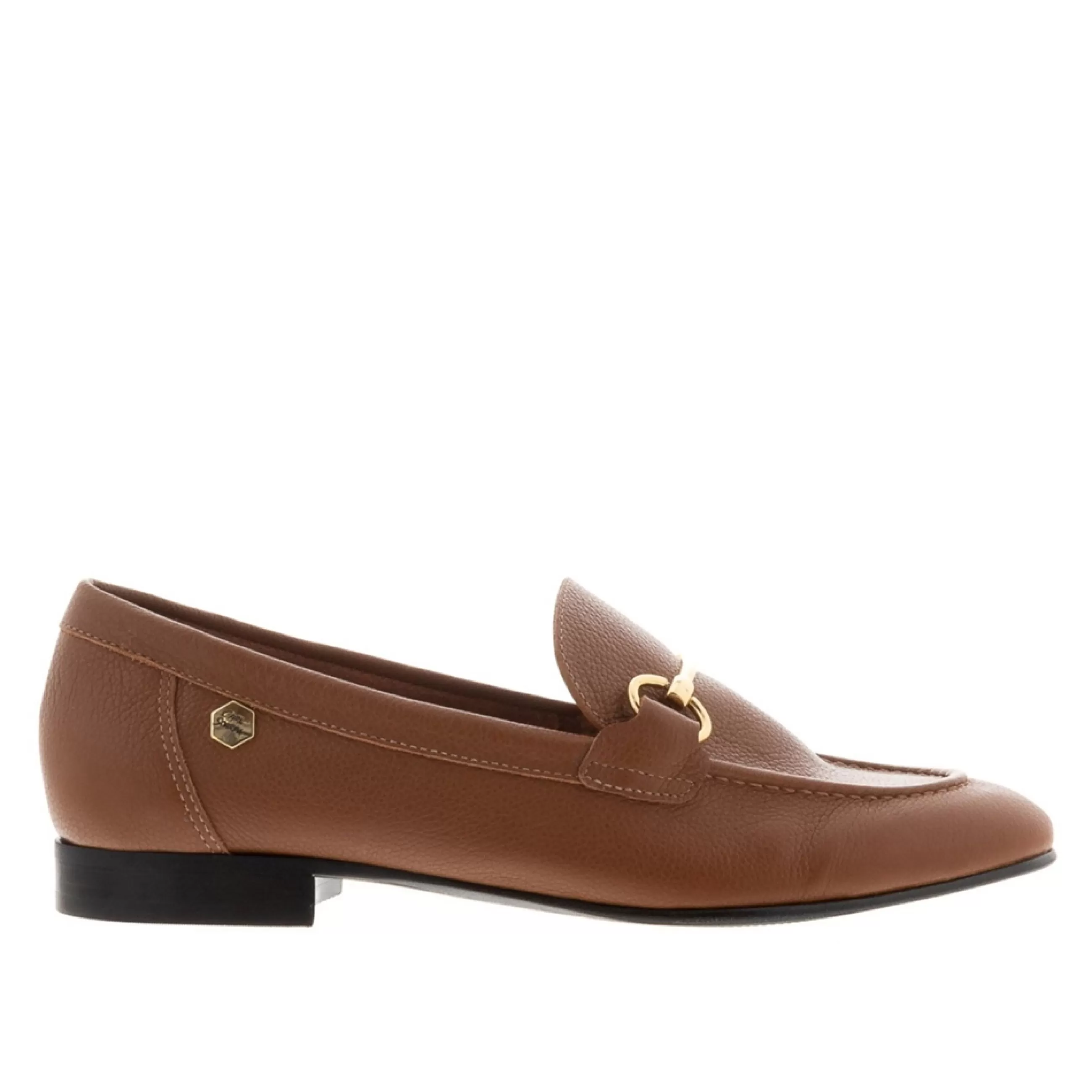 Arlie Tan Leather Snaffle Loafers>Carl Scarpa Shop