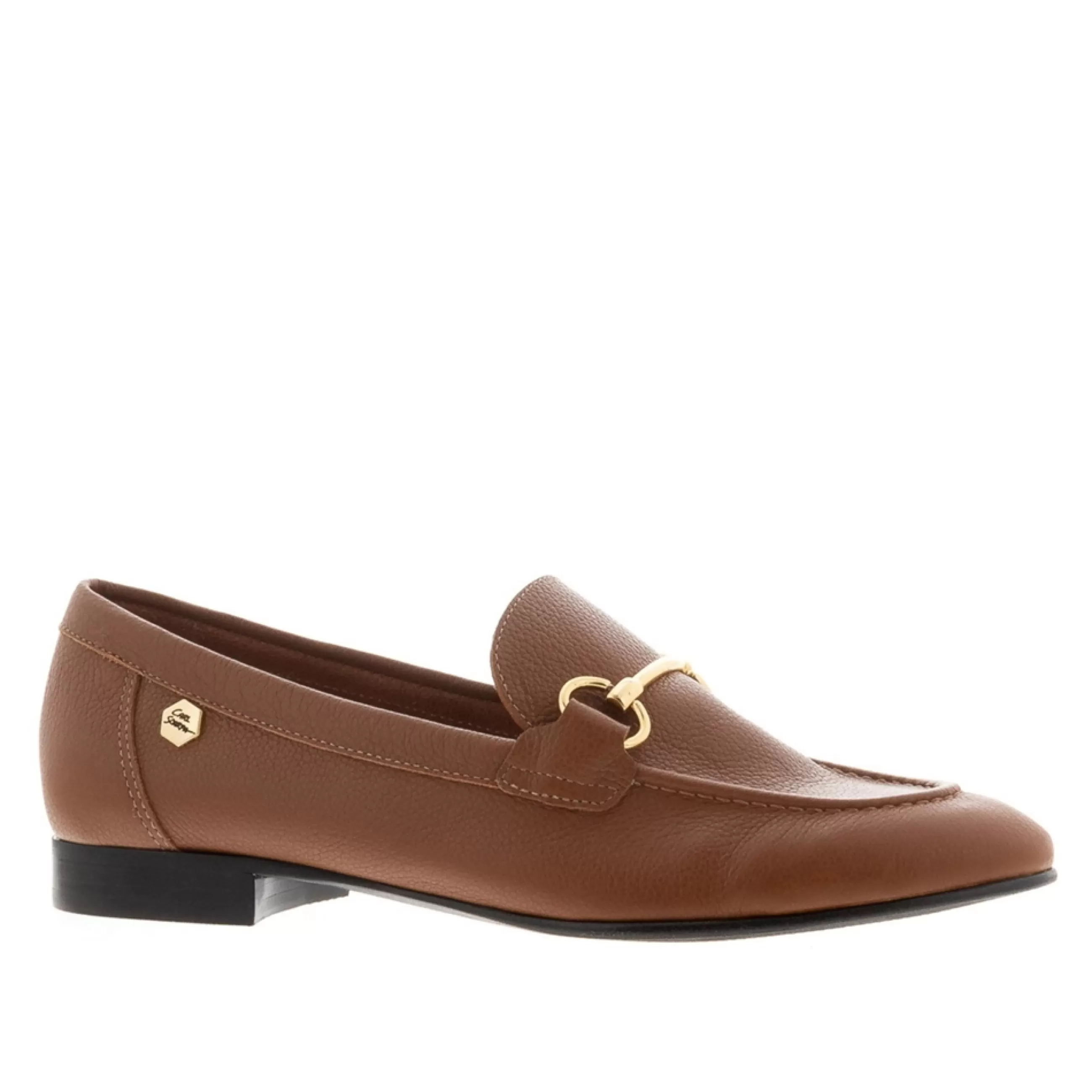 Arlie Tan Leather Snaffle Loafers>Carl Scarpa Shop