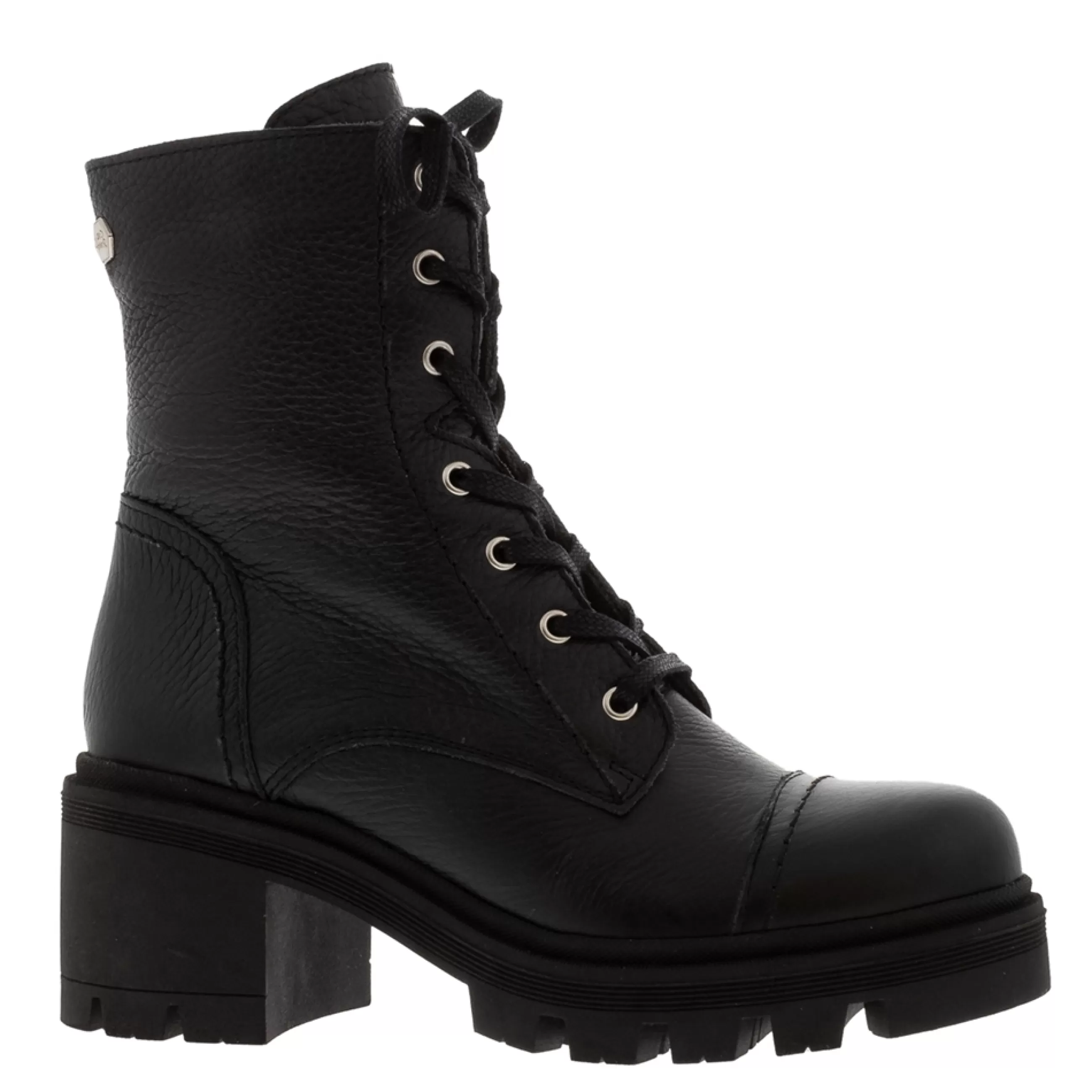 Arlot Black Leather Lace Up Ankle Boots>Carl Scarpa Store