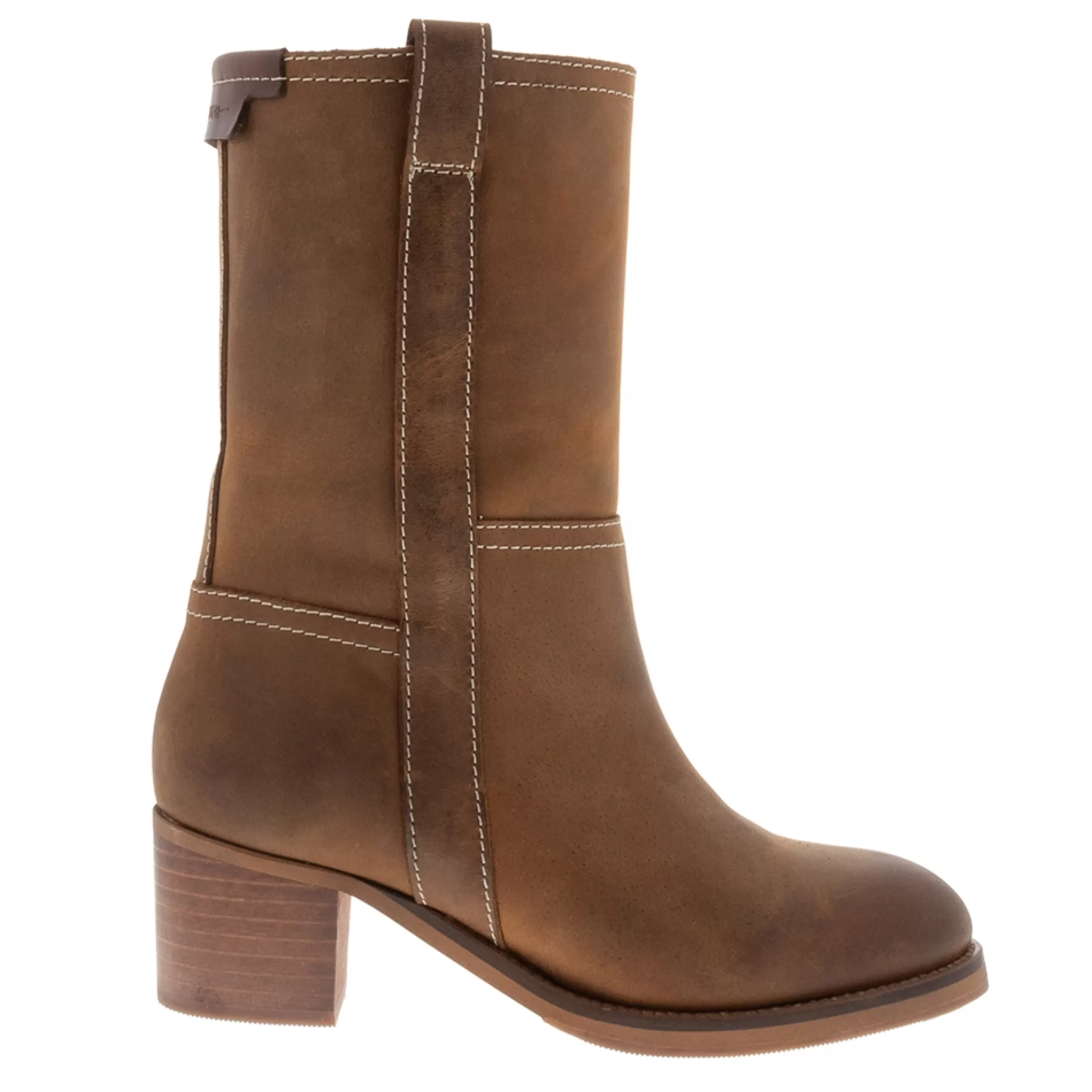 Belle Tan Leather Ankle Boots>Carl Scarpa Cheap