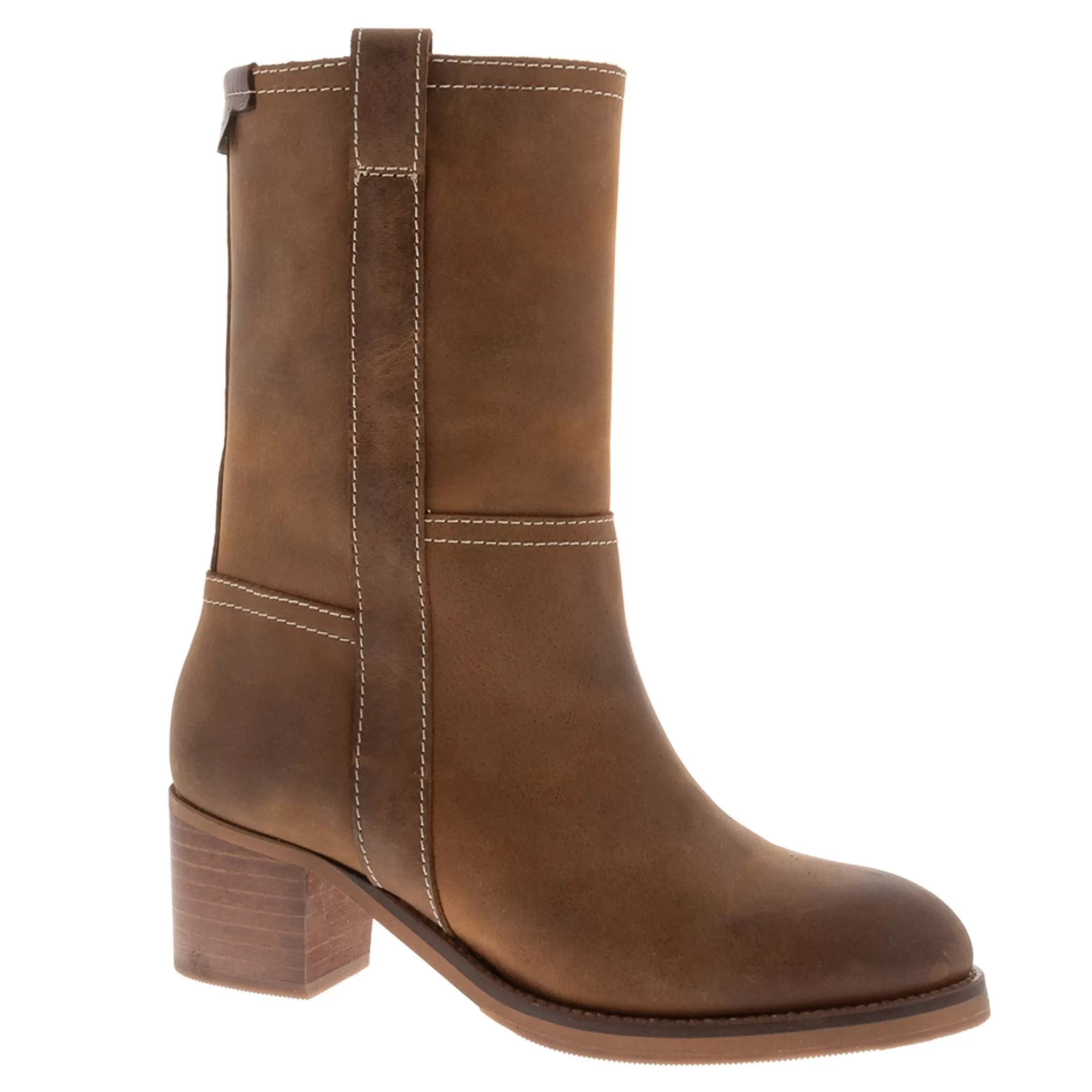 Belle Tan Leather Ankle Boots>Carl Scarpa Cheap