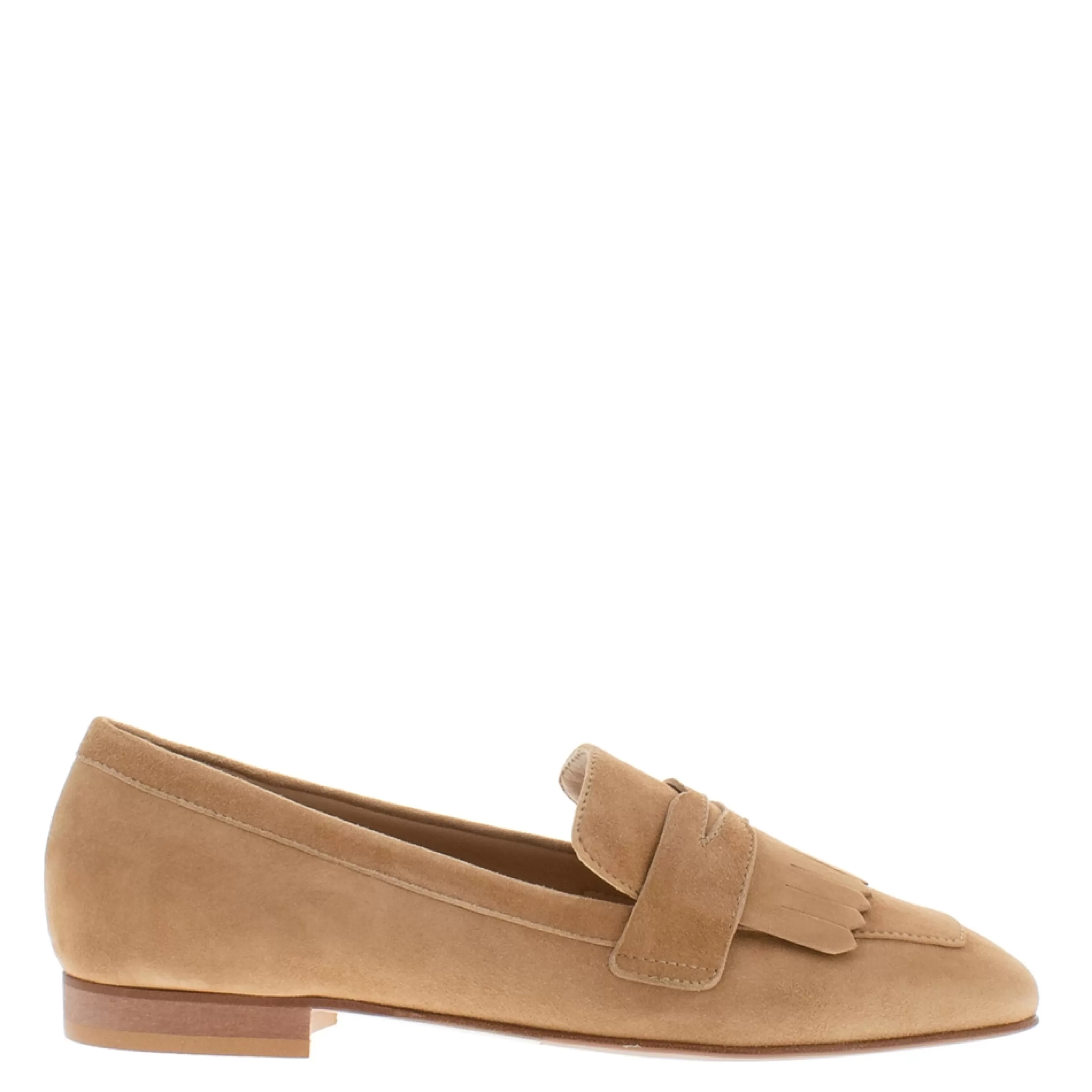 Chester Tan Suede Penny Loafers>Carl Scarpa Store