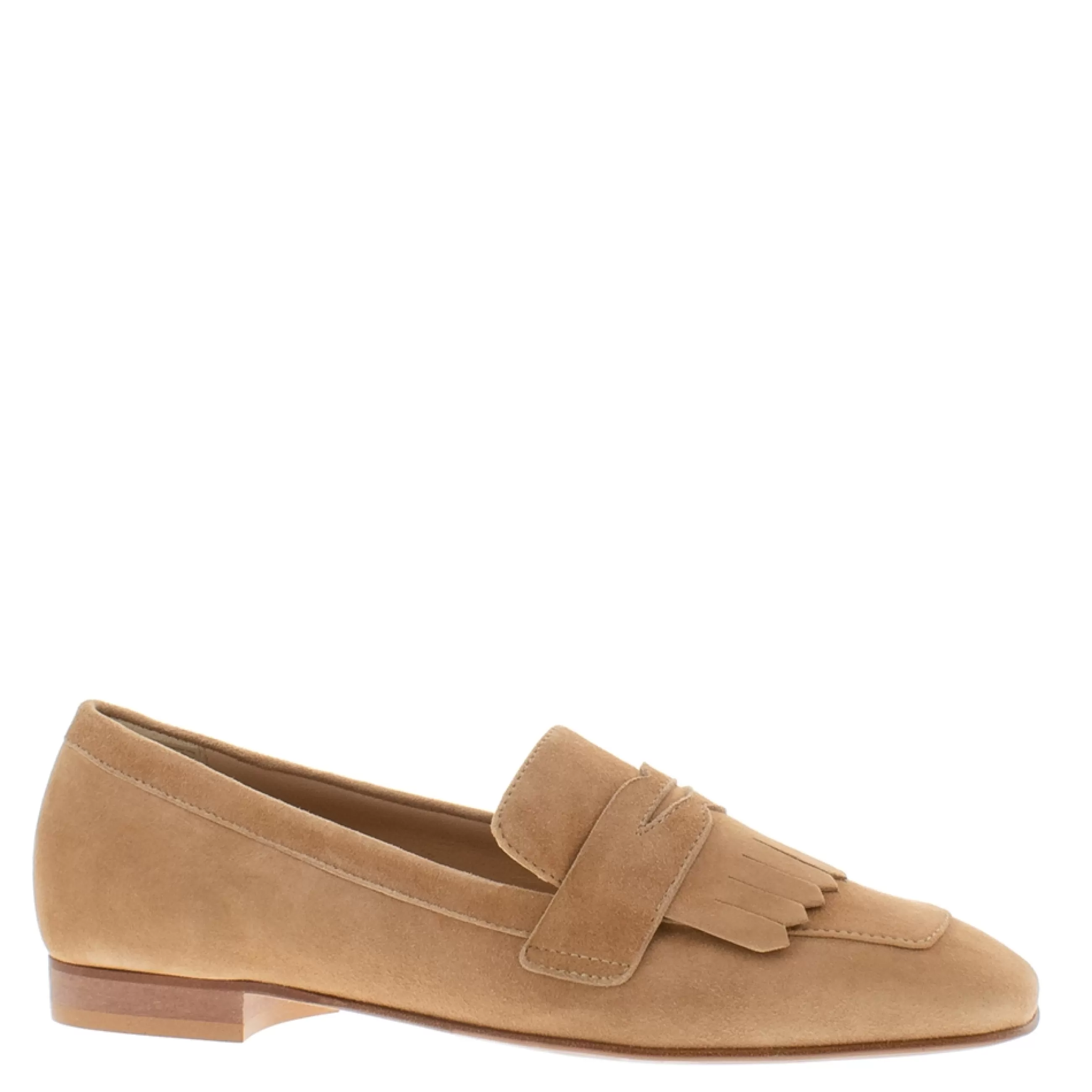 Chester Tan Suede Penny Loafers>Carl Scarpa Store