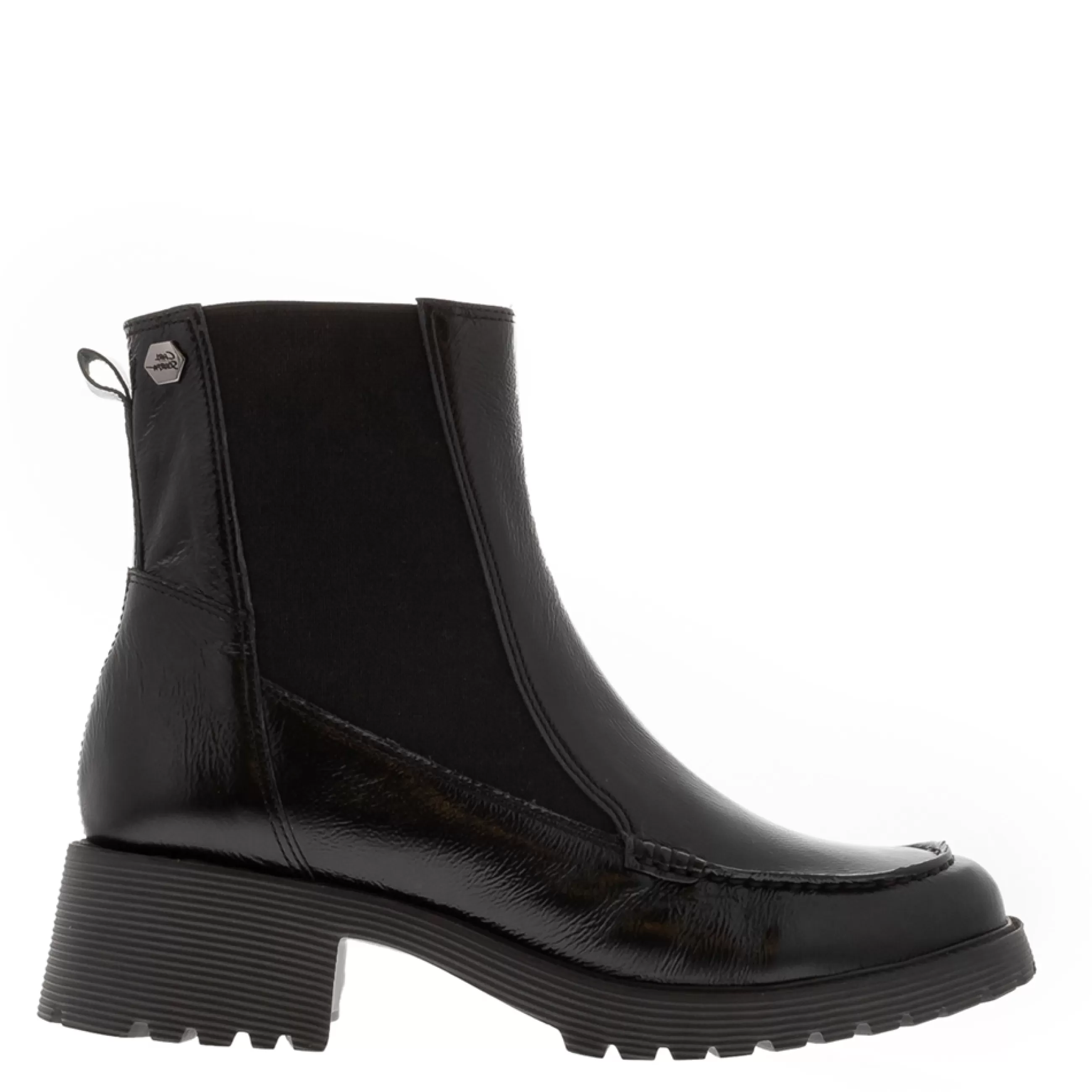 Colletta Black Leather Chelsea Boots>Carl Scarpa Shop