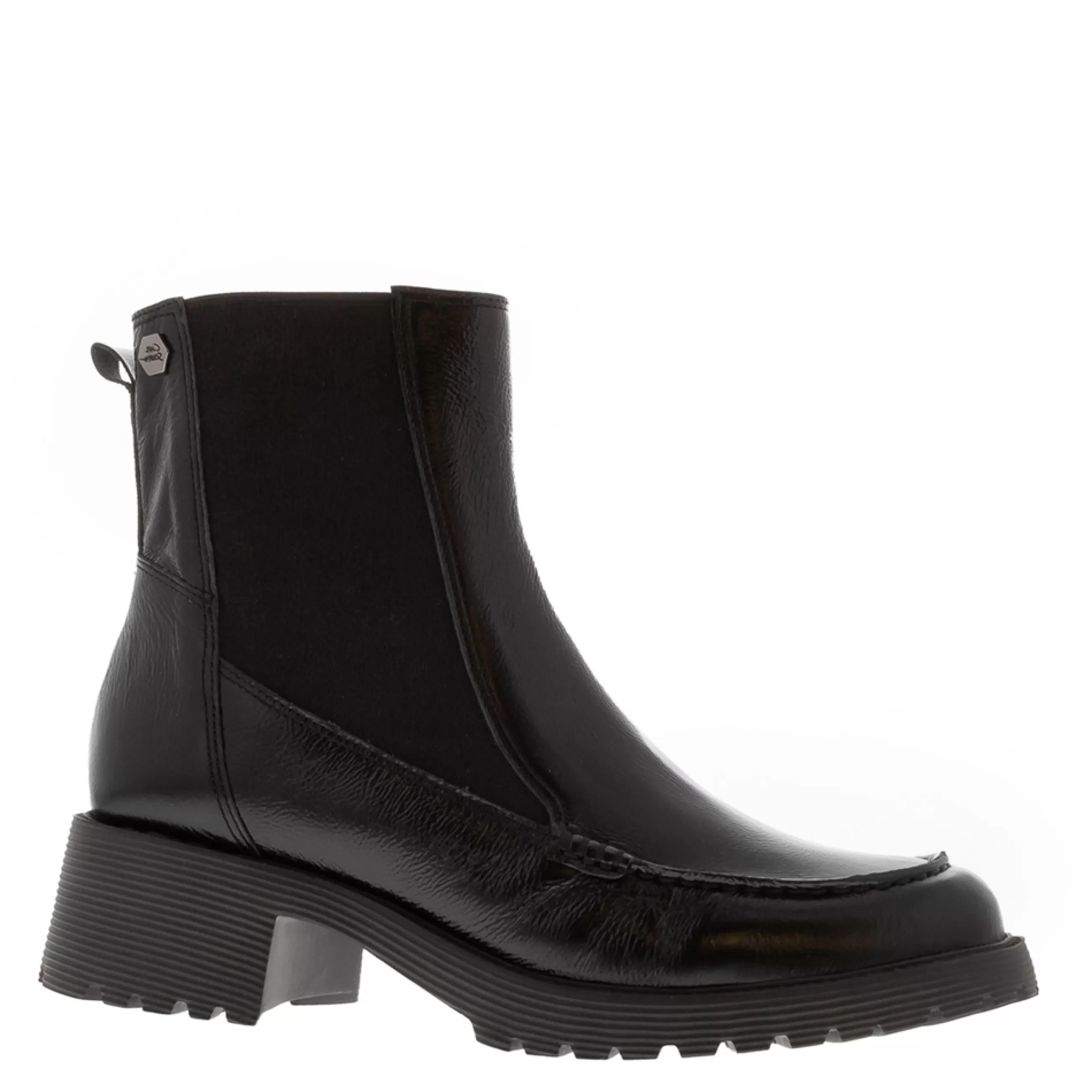 Colletta Black Leather Chelsea Boots>Carl Scarpa Shop