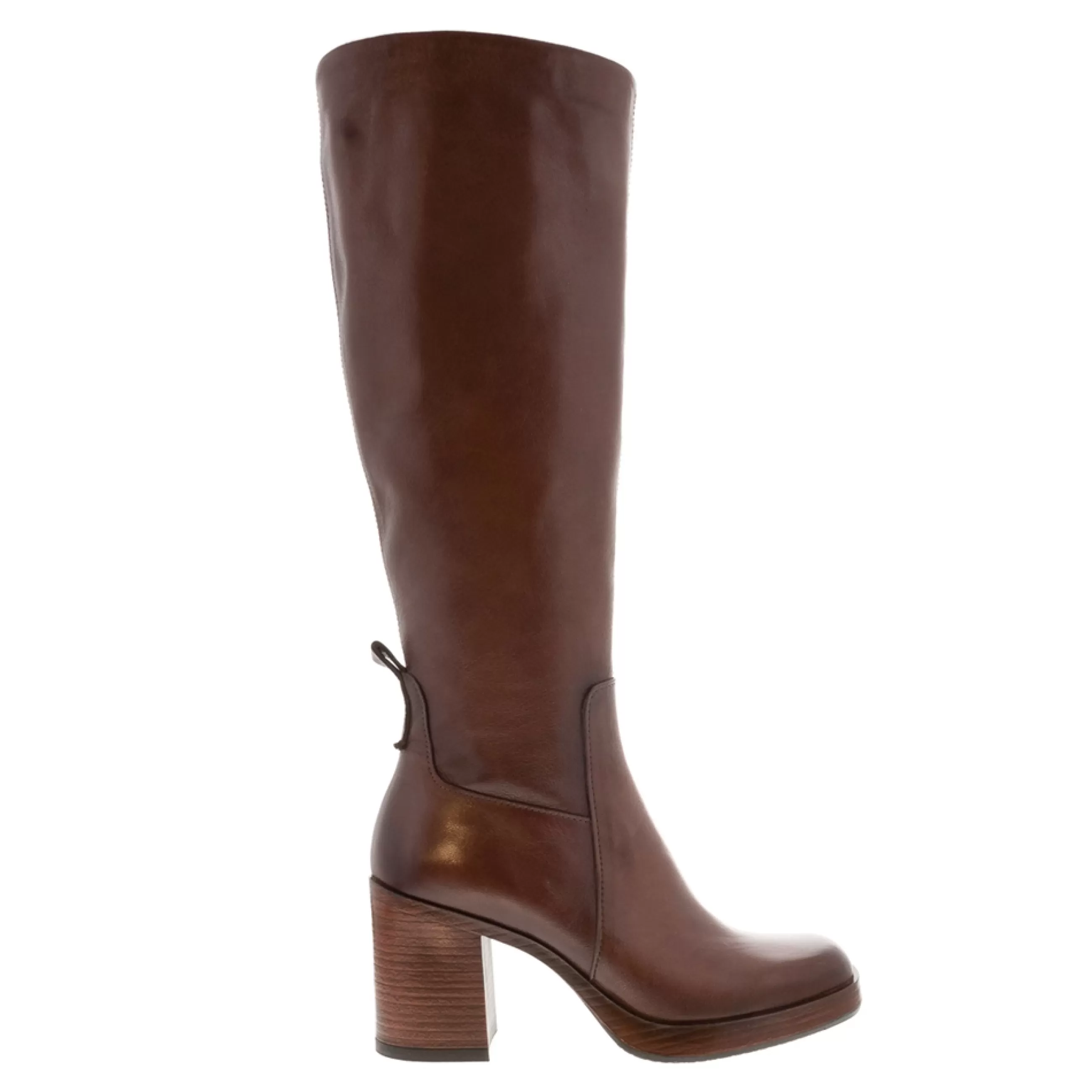 Cyrus Brown Leather Knee High Boots>Carl Scarpa Flash Sale