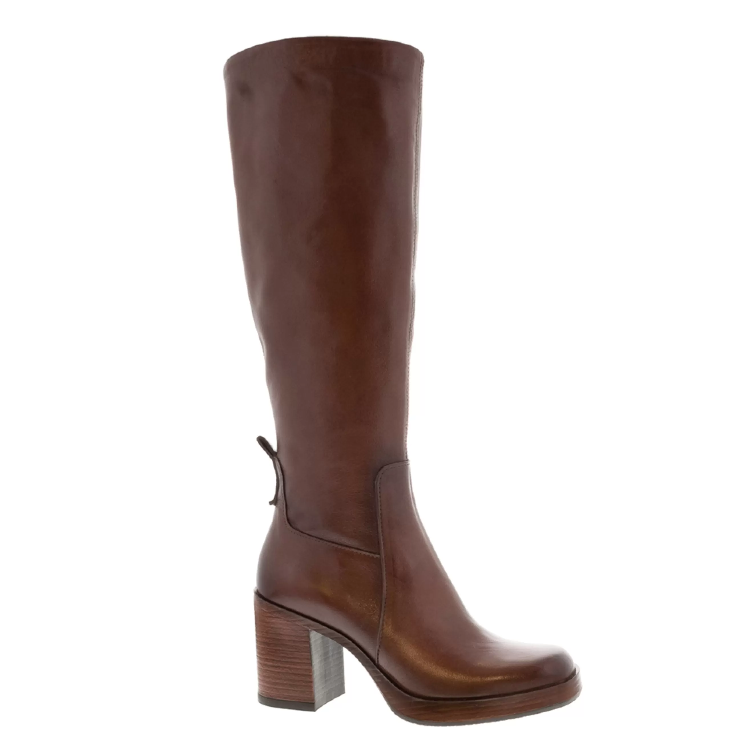 Cyrus Brown Leather Knee High Boots>Carl Scarpa Flash Sale