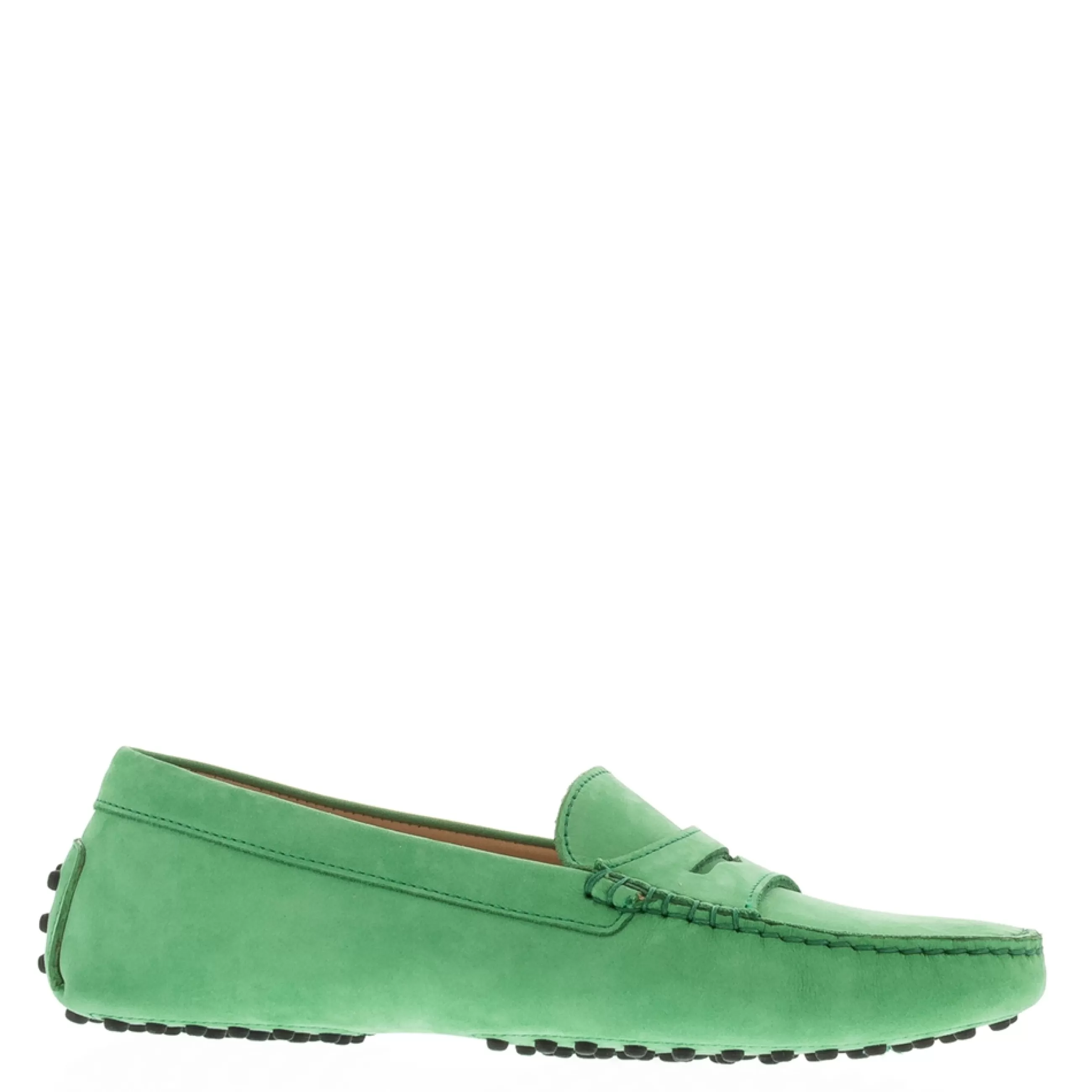 Domenica Green Nubuck Suede Penny Loafers>Carl Scarpa Discount