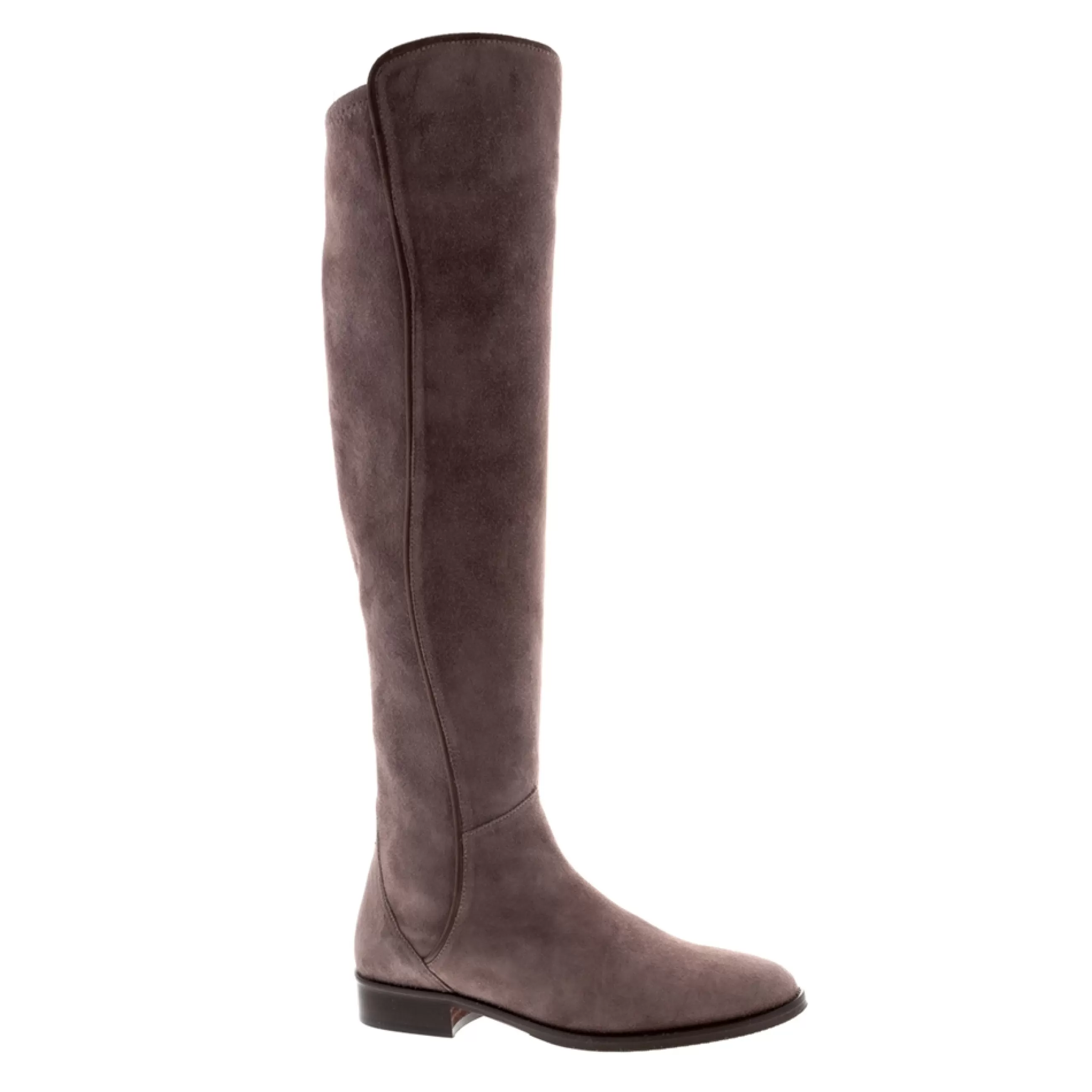 Emma Mauve Taupe Suede Knee-High Boots>Carl Scarpa Cheap