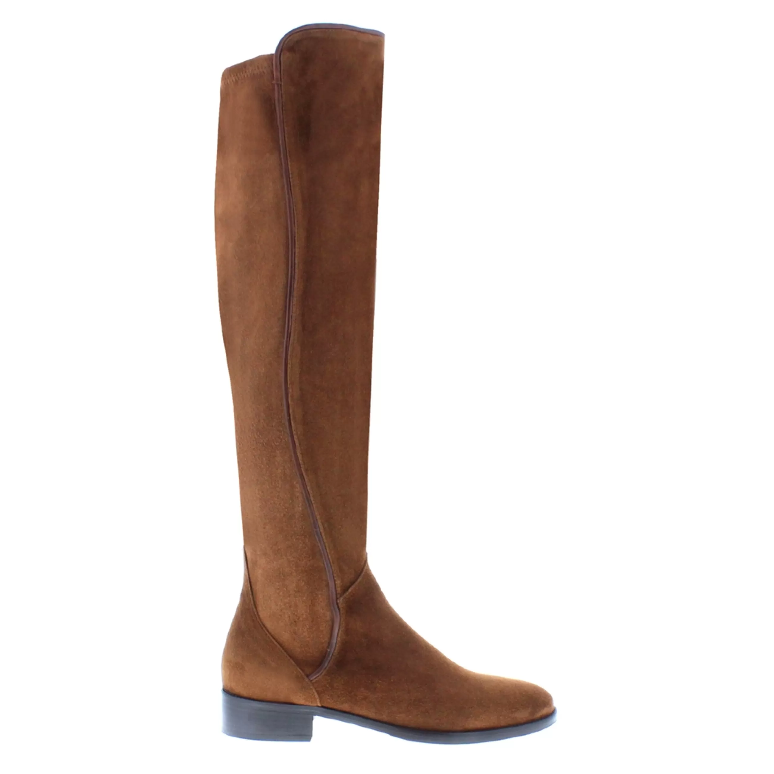 Emma Tan Suede Knee-High Boots>Carl Scarpa Flash Sale