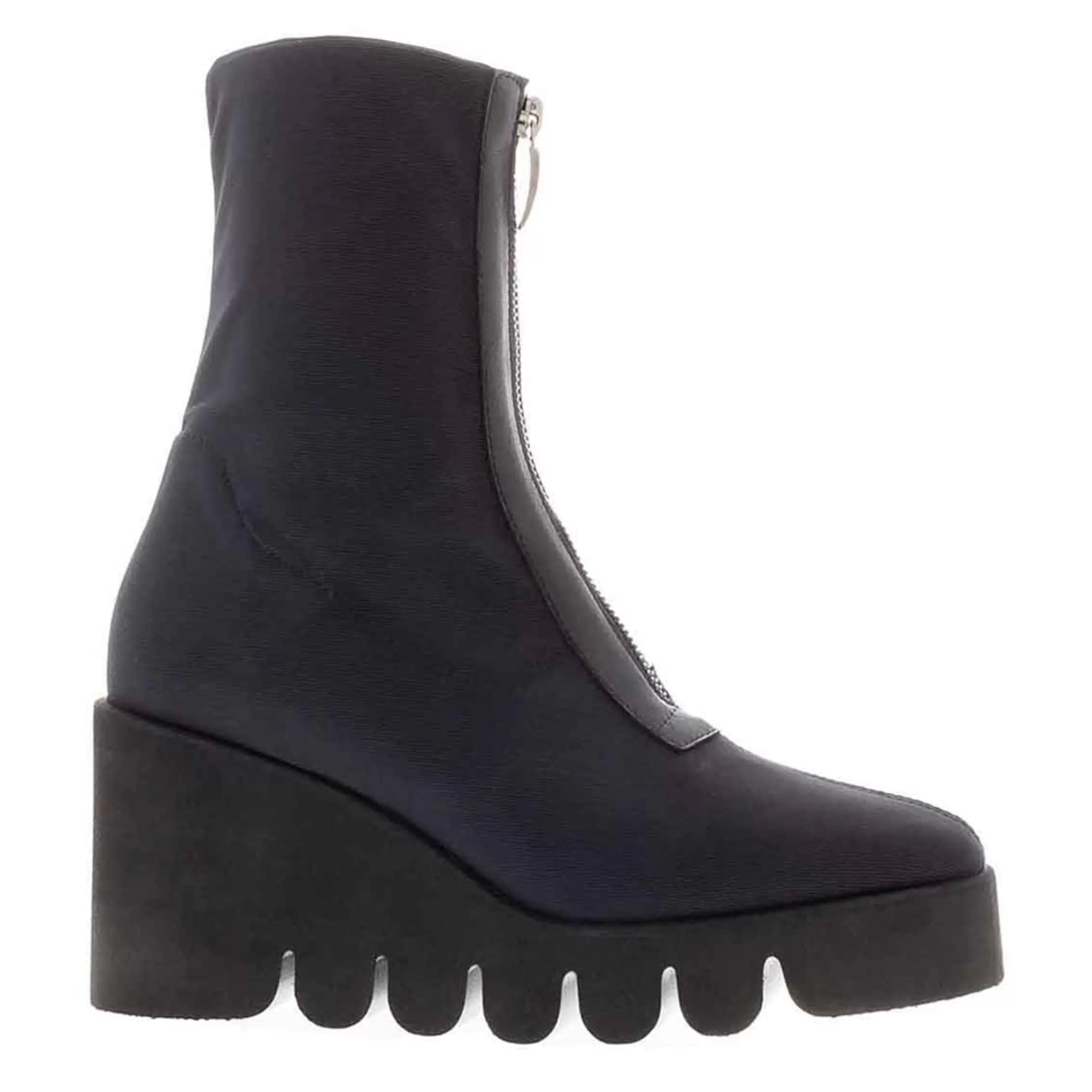 Enrica Black Zip Wavesole Wave Ankle Boots>Carl Scarpa Store