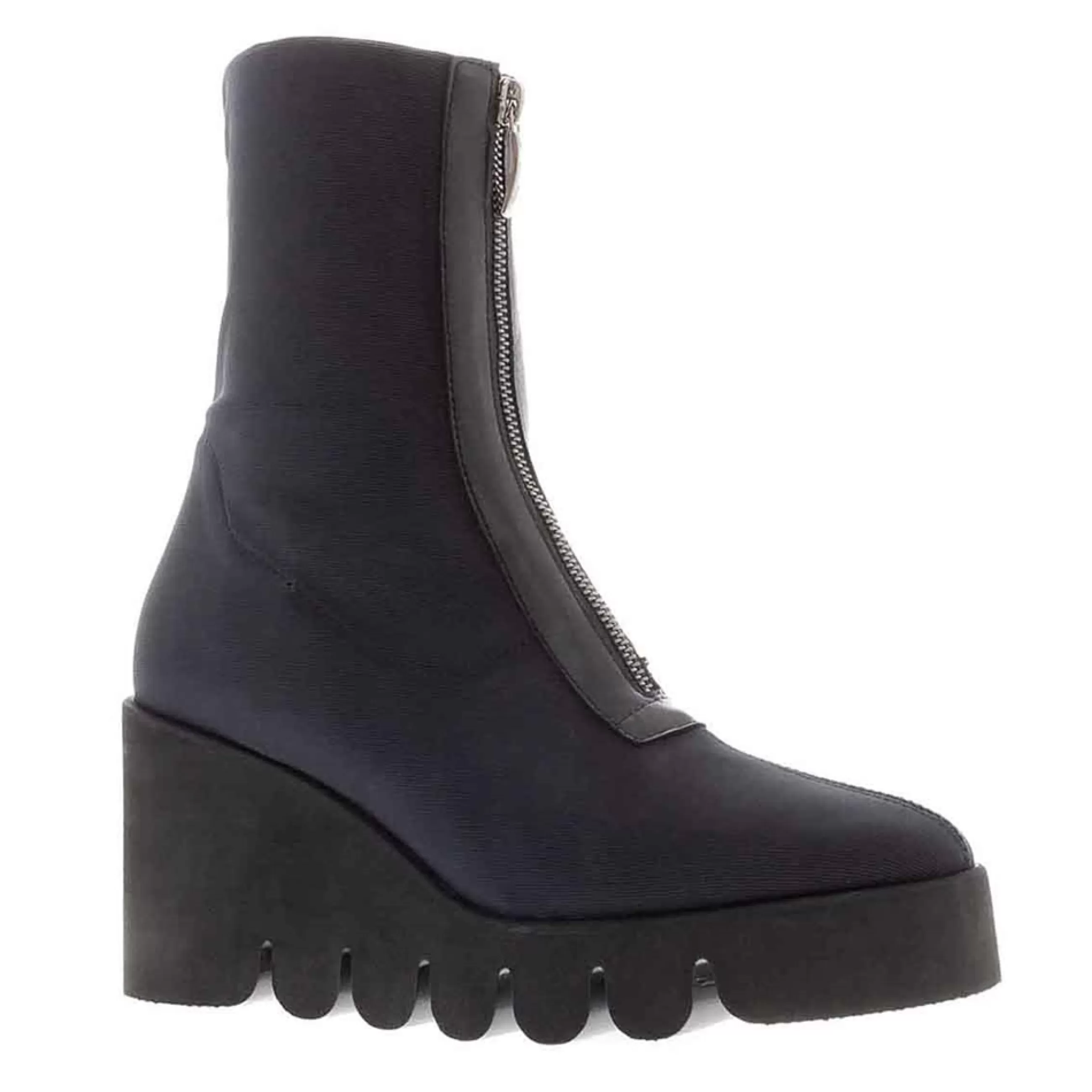 Enrica Black Zip Wavesole Wave Ankle Boots>Carl Scarpa Store