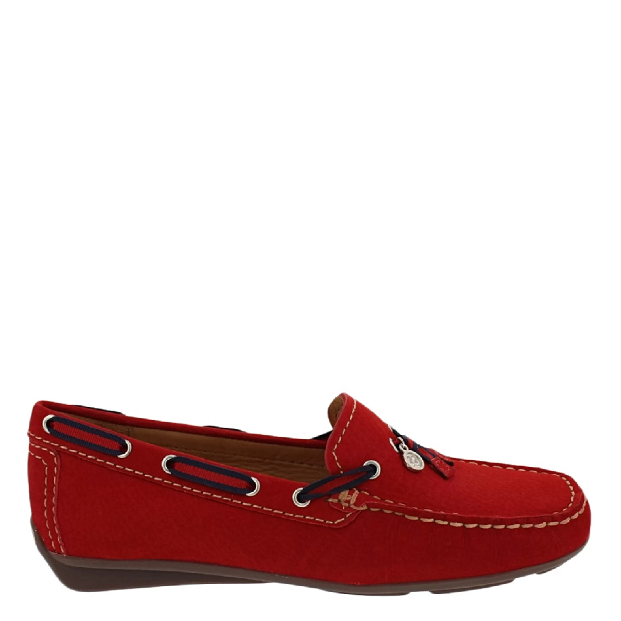 Faris Red Slip-On Tassel Loafers>Carl Scarpa Cheap