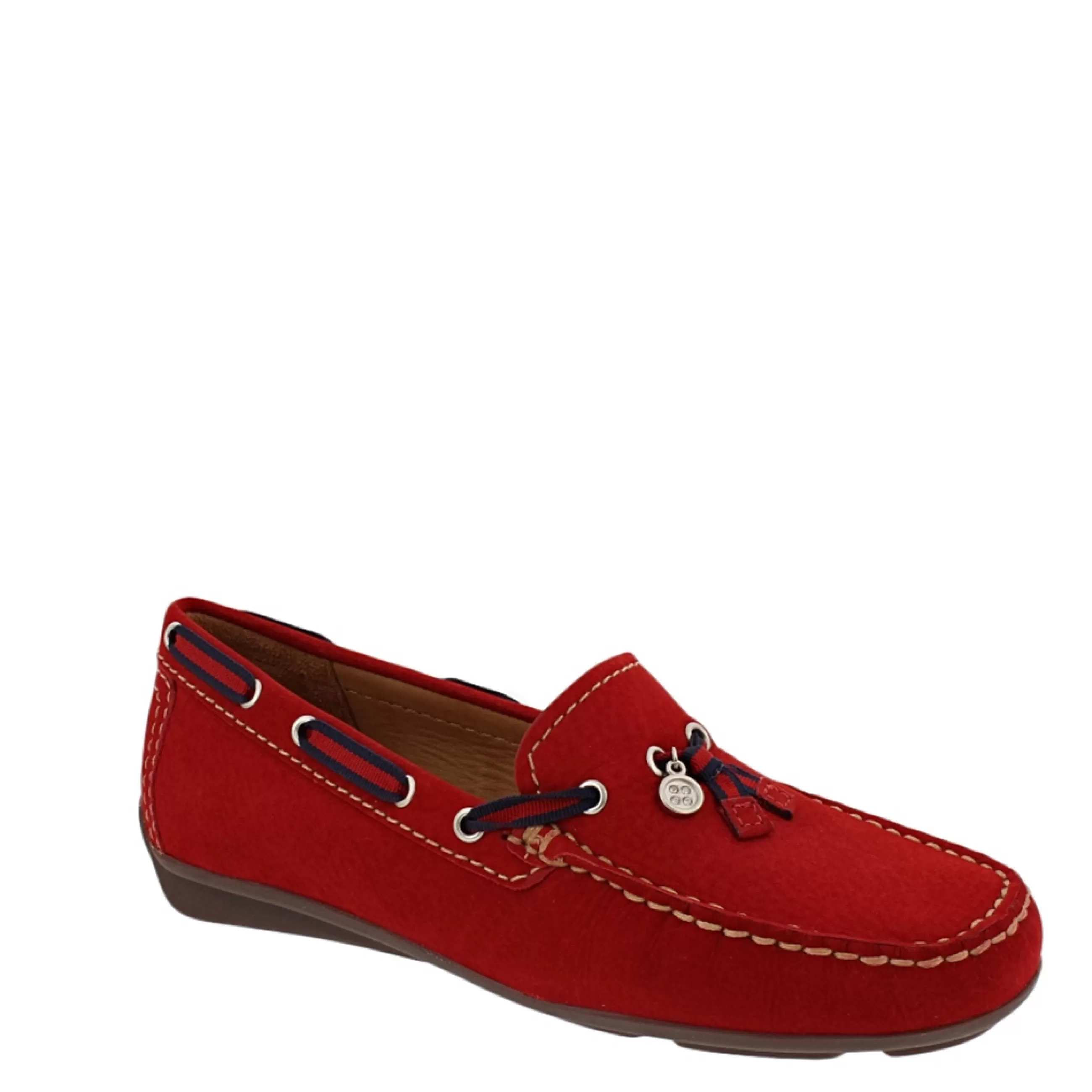 Faris Red Slip-On Tassel Loafers>Carl Scarpa Cheap