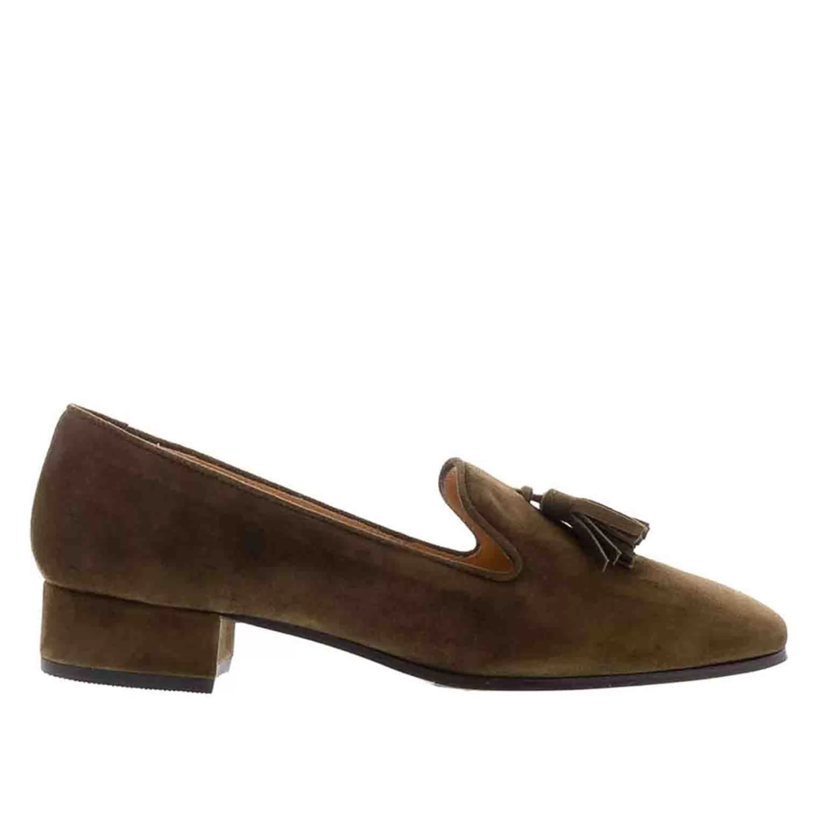 Fiadh Khaki Suede Loafers>Carl Scarpa Flash Sale