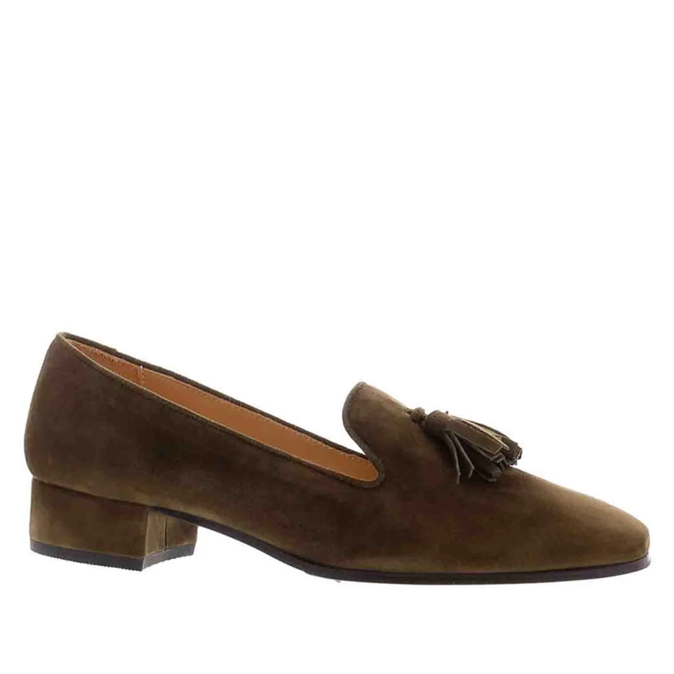 Fiadh Khaki Suede Loafers>Carl Scarpa Flash Sale