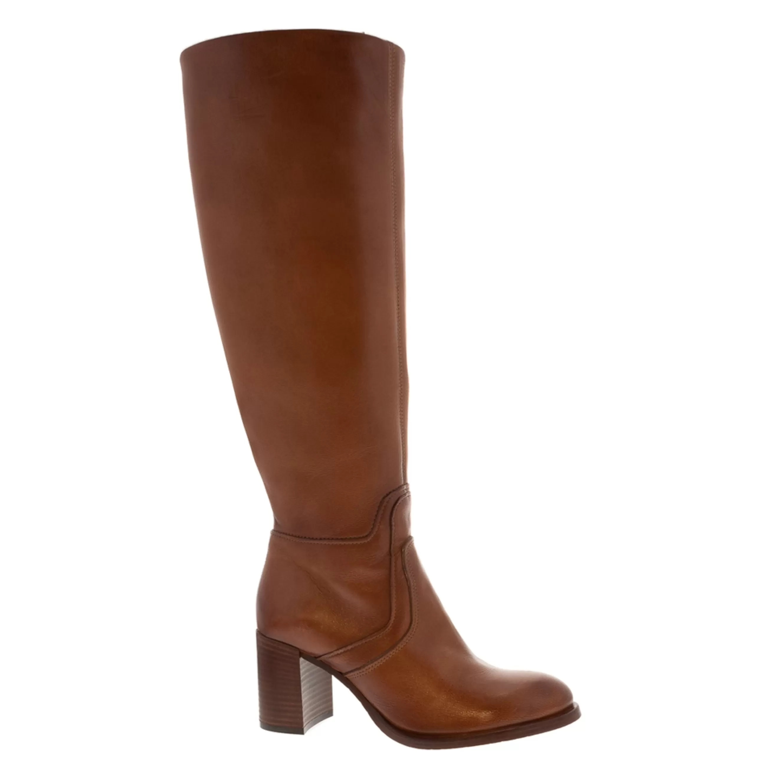 Fiorella Tan Leather Knee High Boots>Carl Scarpa Cheap