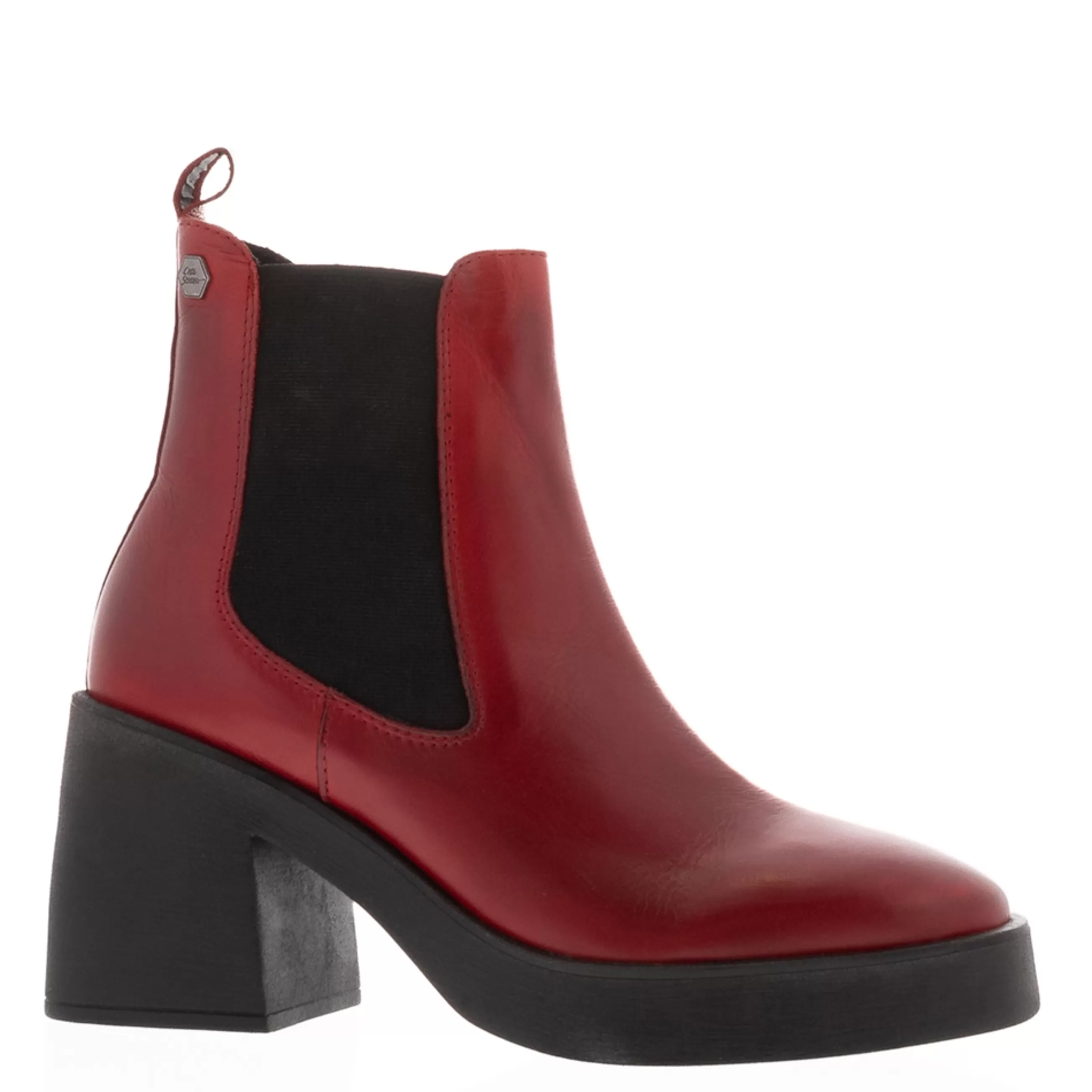 Foster Red Leather Chelsea Boots>Carl Scarpa Hot