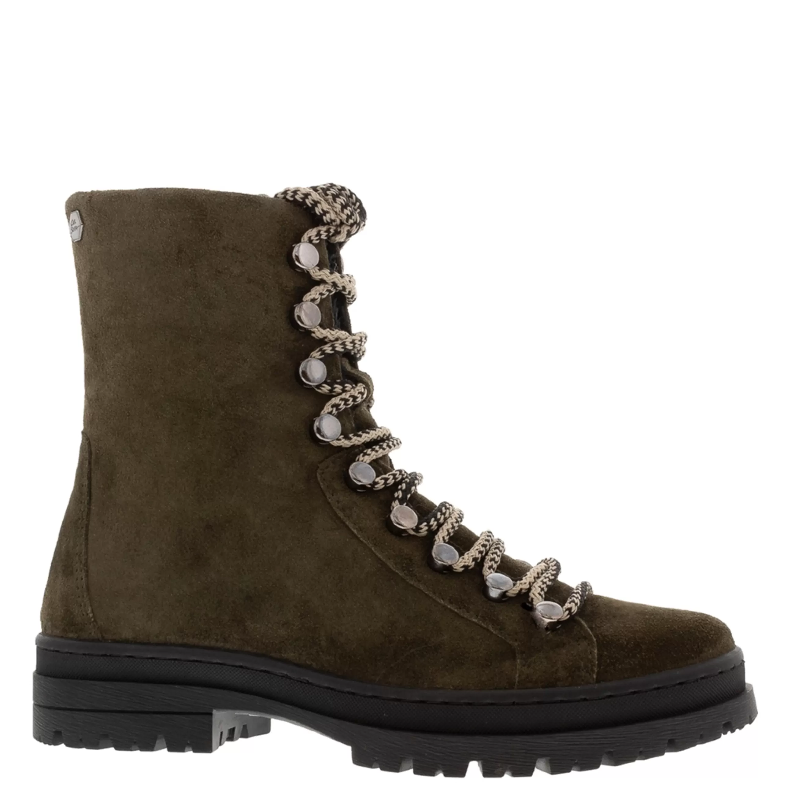 Granada Green Leather Lace Up Ankle Boots>Carl Scarpa Store