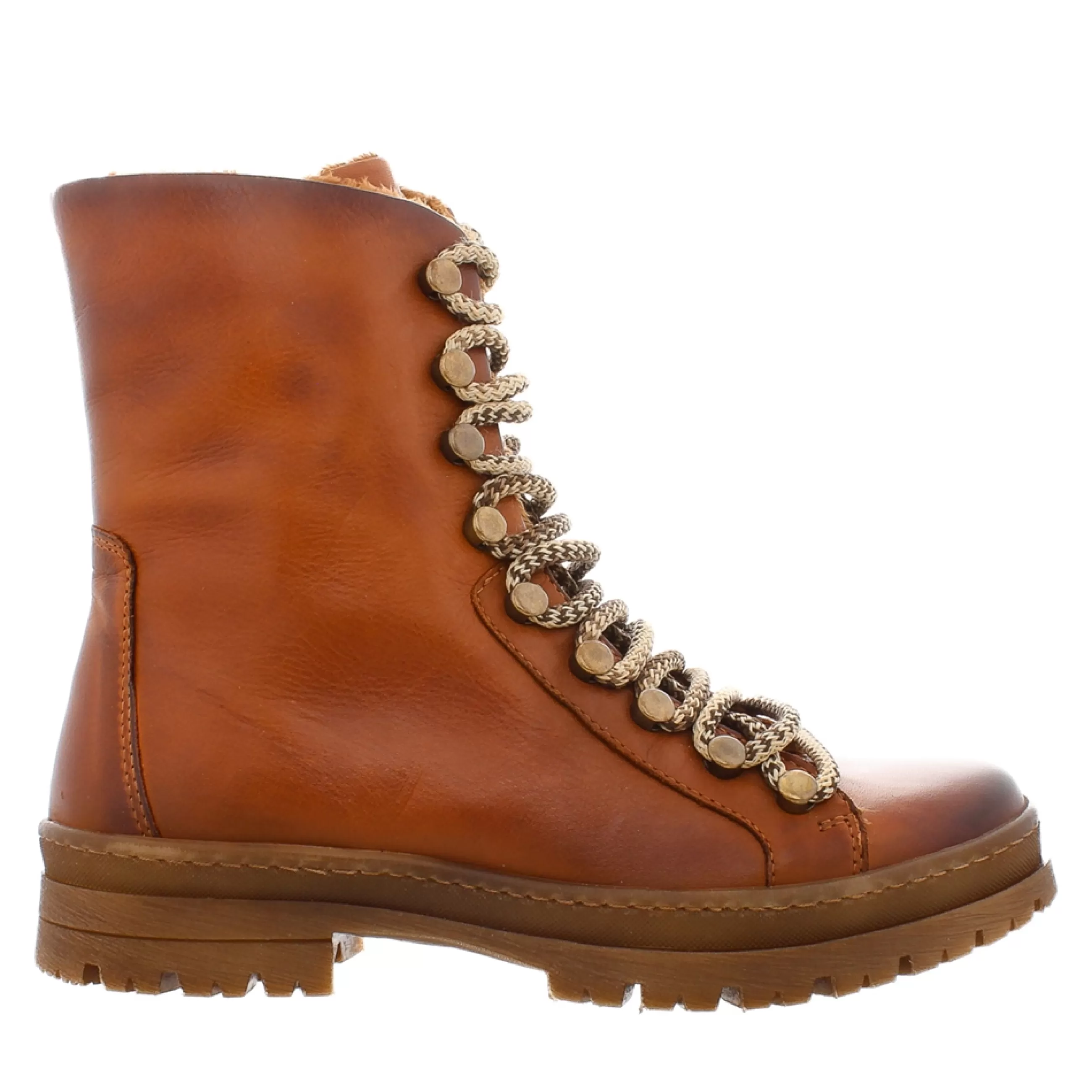 Granada Tan Leather Lace Up Ankle Boots>Carl Scarpa Online