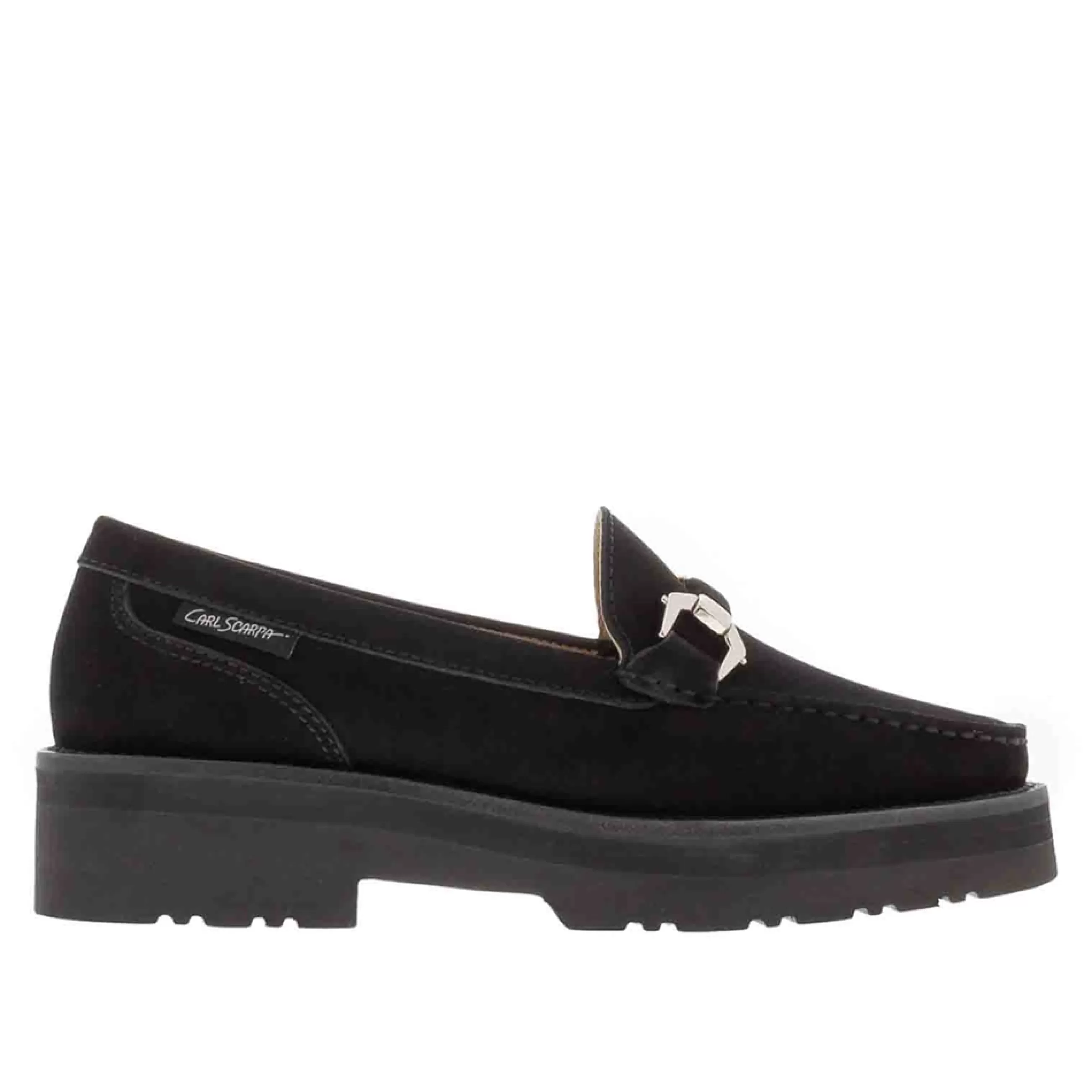 Ivani Black Nubuck Suede Chunky Loafers>Carl Scarpa Hot