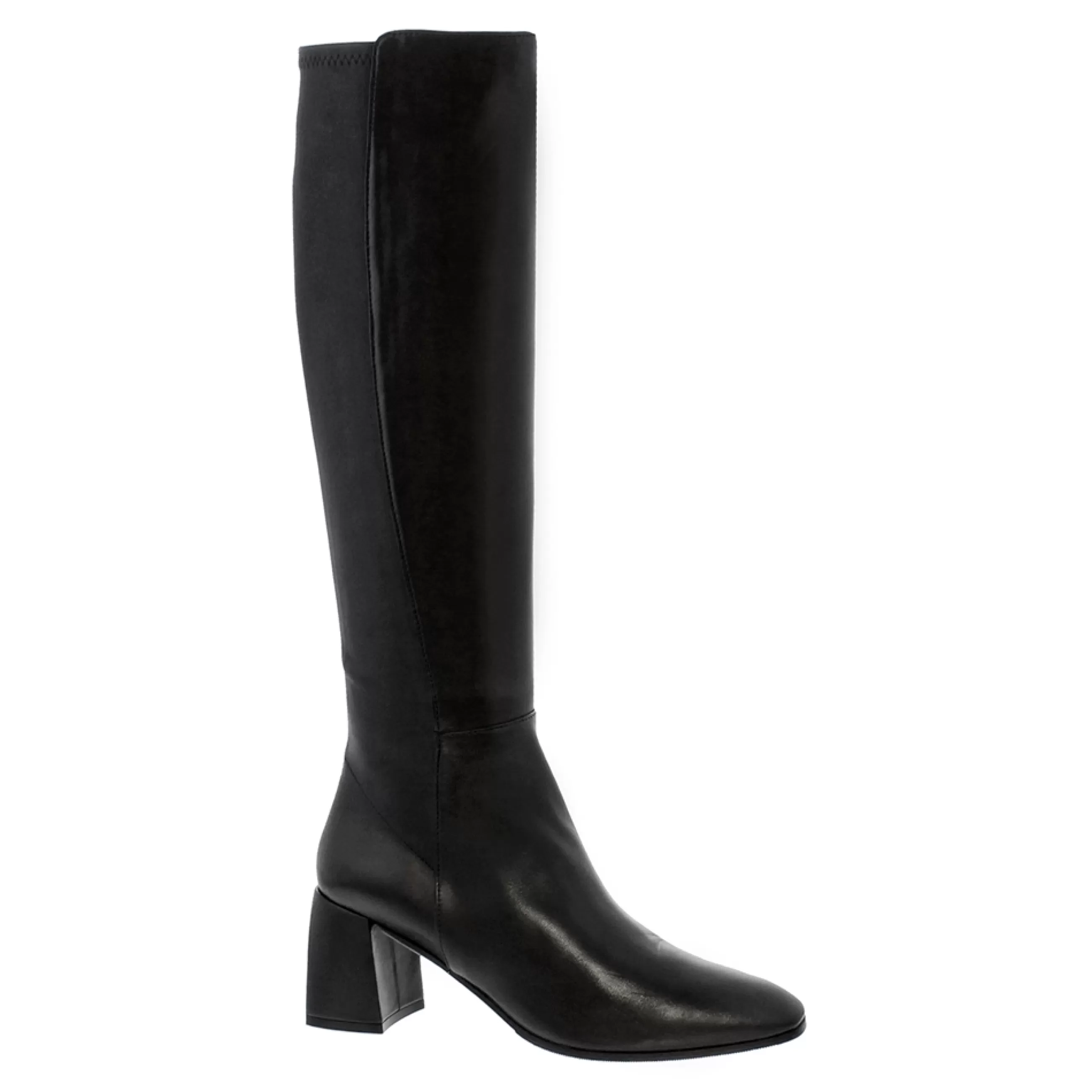 Jilly Black Italian Leather Knee High Boots>Carl Scarpa Best Sale