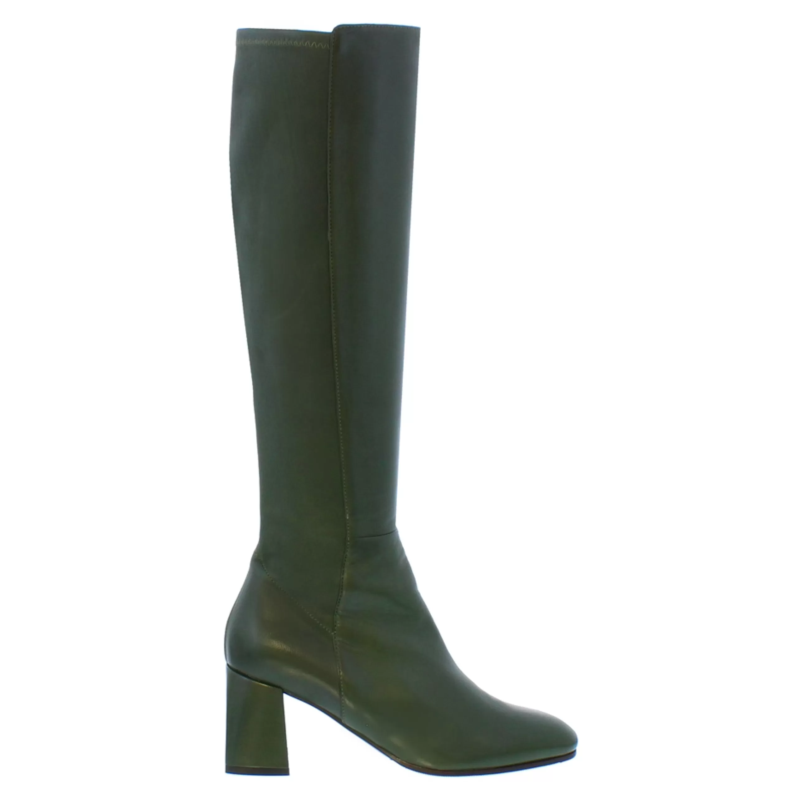 Jilly Green Italian Leather Knee High Boots>Carl Scarpa Flash Sale