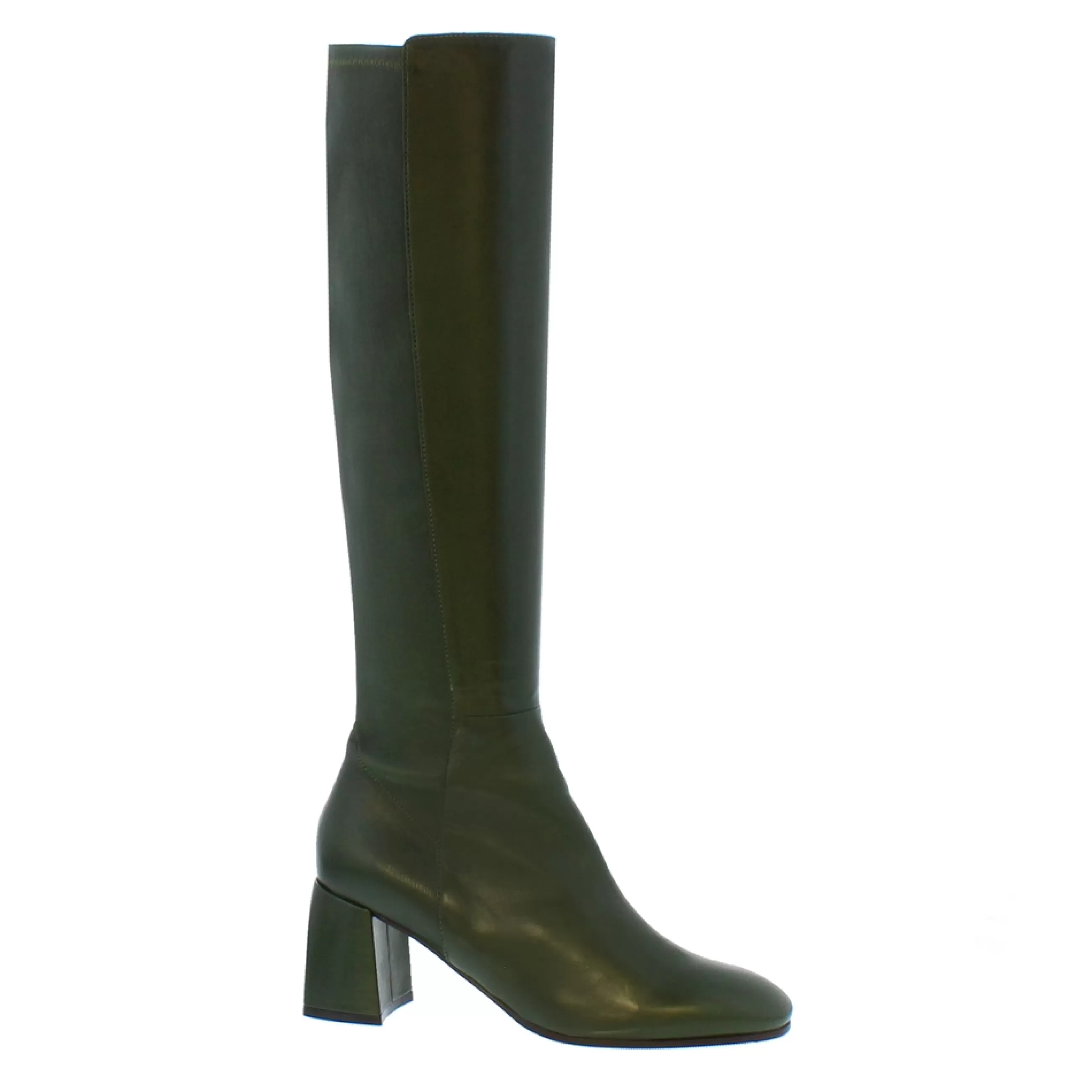 Jilly Green Italian Leather Knee High Boots>Carl Scarpa Flash Sale