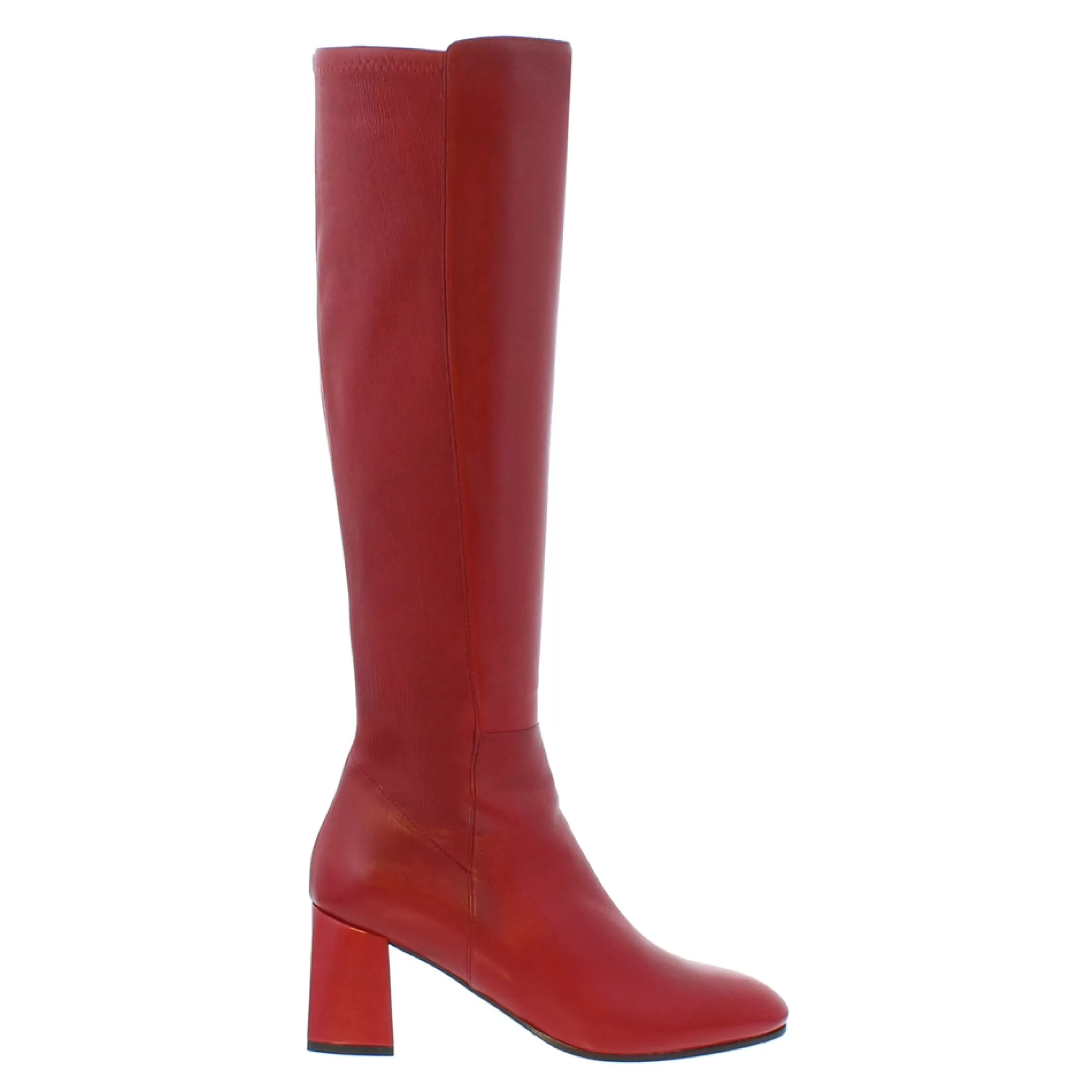 Jilly Red Italian Leather Knee High Boots>Carl Scarpa Online