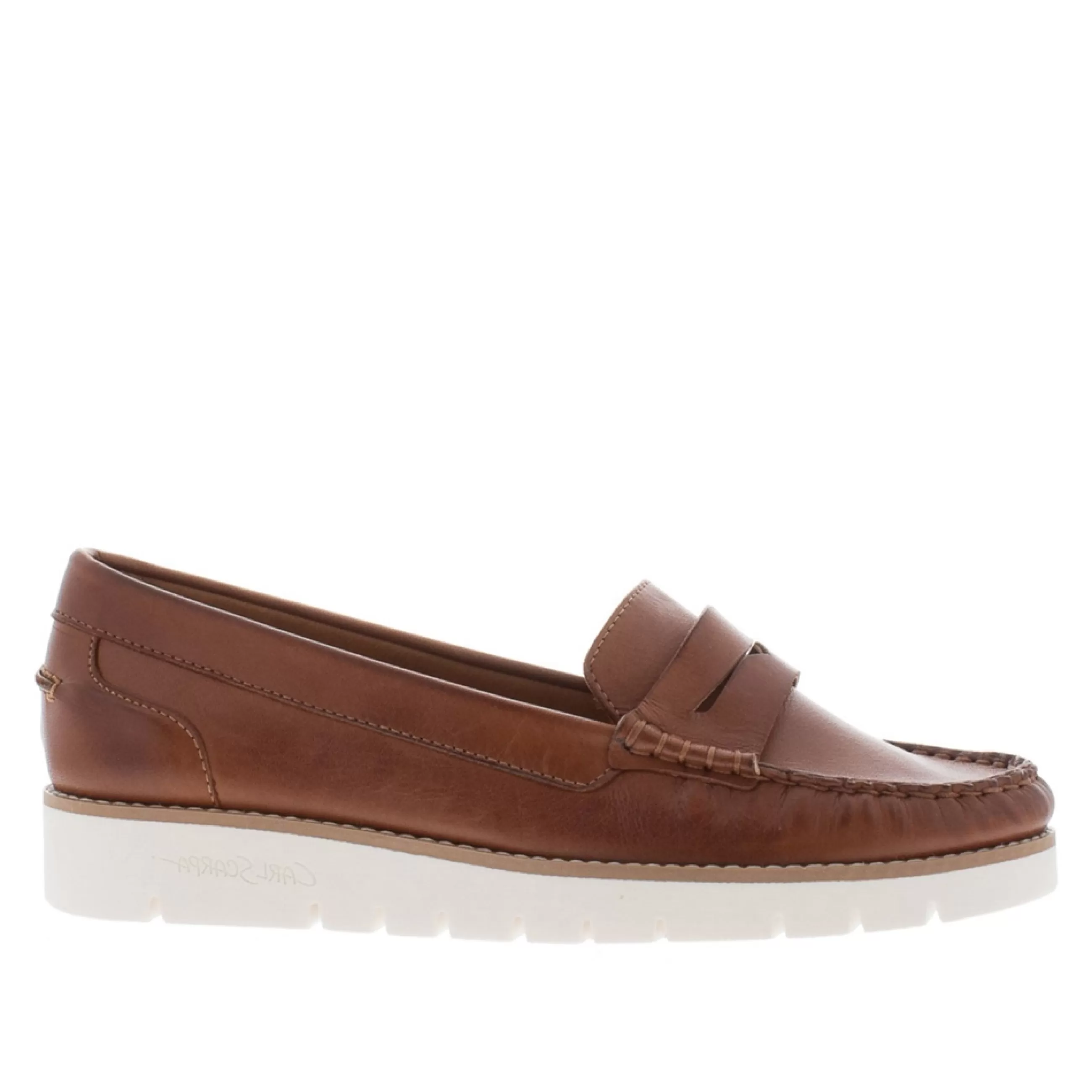 Lucentia Tan Leather Wedge Loafers>Carl Scarpa Sale