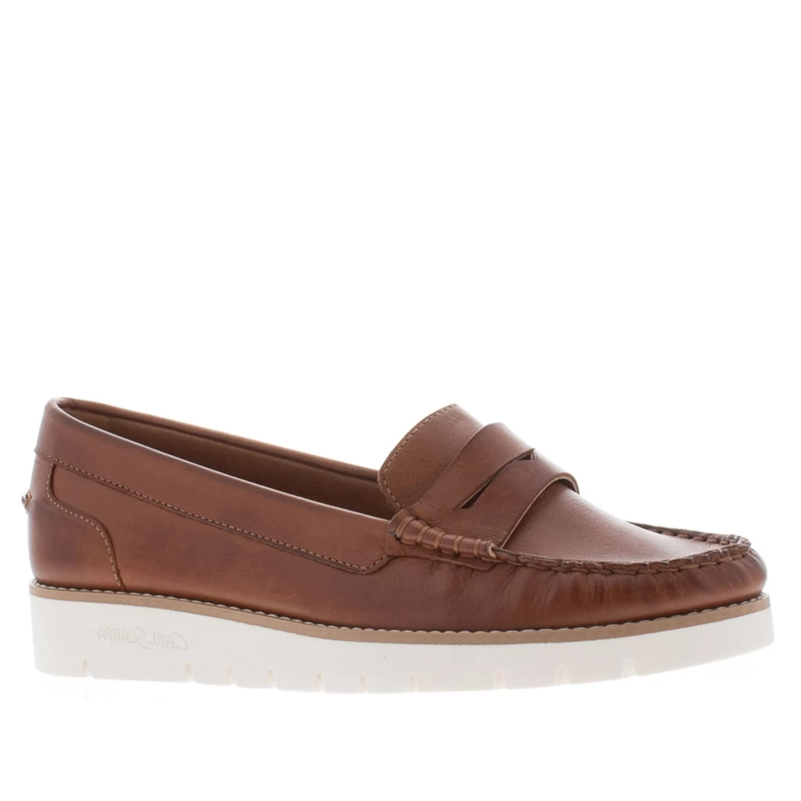 Lucentia Tan Leather Wedge Loafers>Carl Scarpa Sale