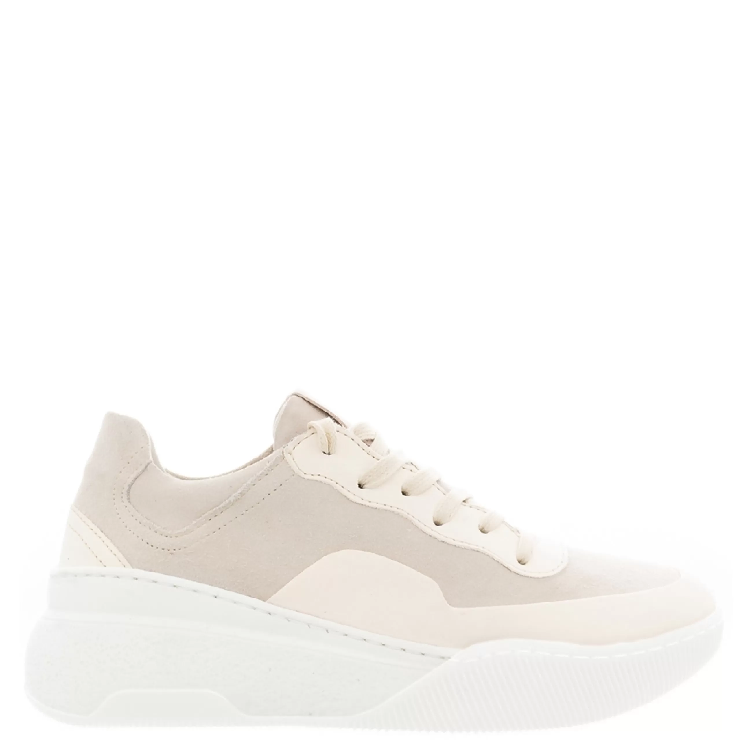 Maive Beige Leather Chunky Trainers>Carl Scarpa New