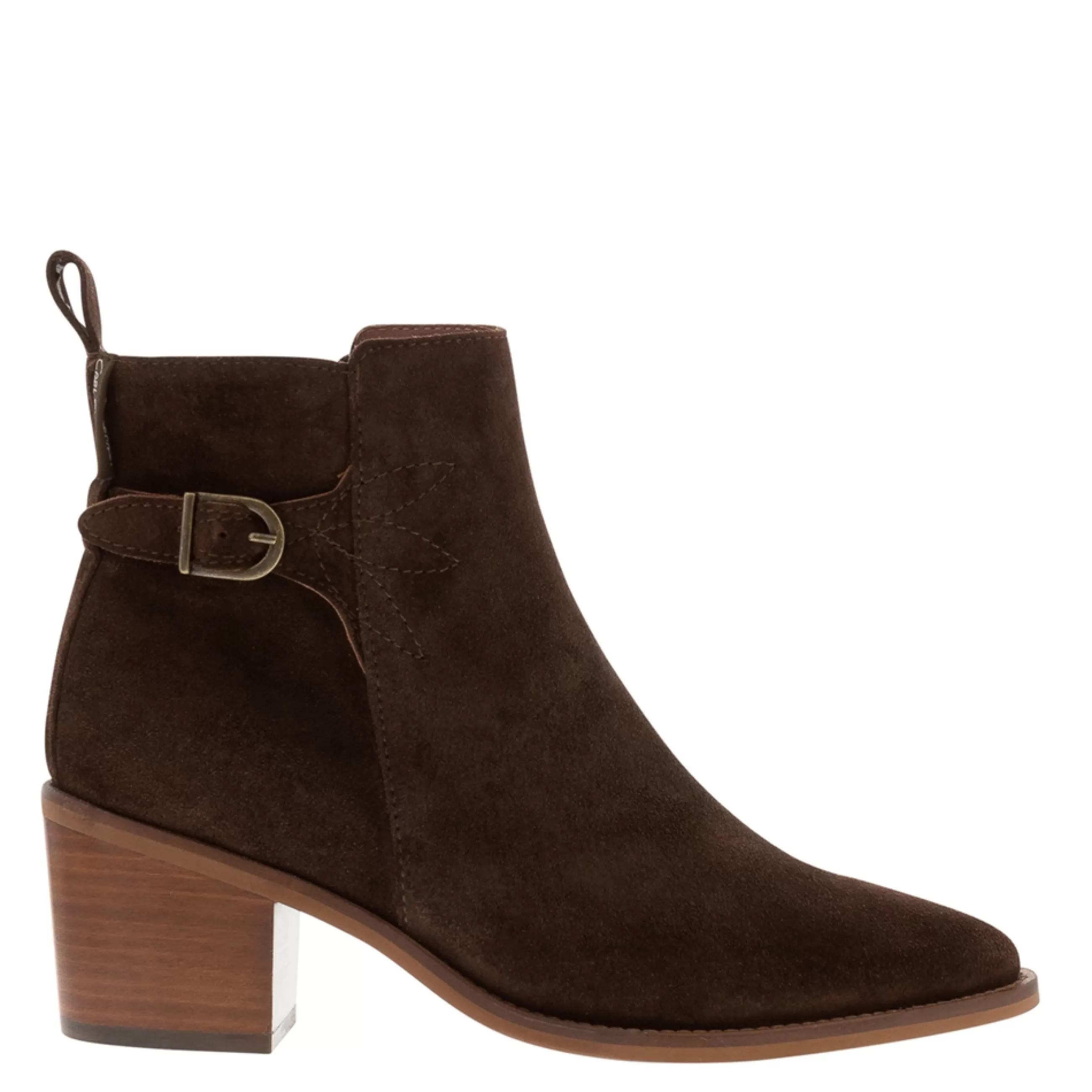 Mariposa Brown Suede Heeled Ankle Boots>Carl Scarpa Online