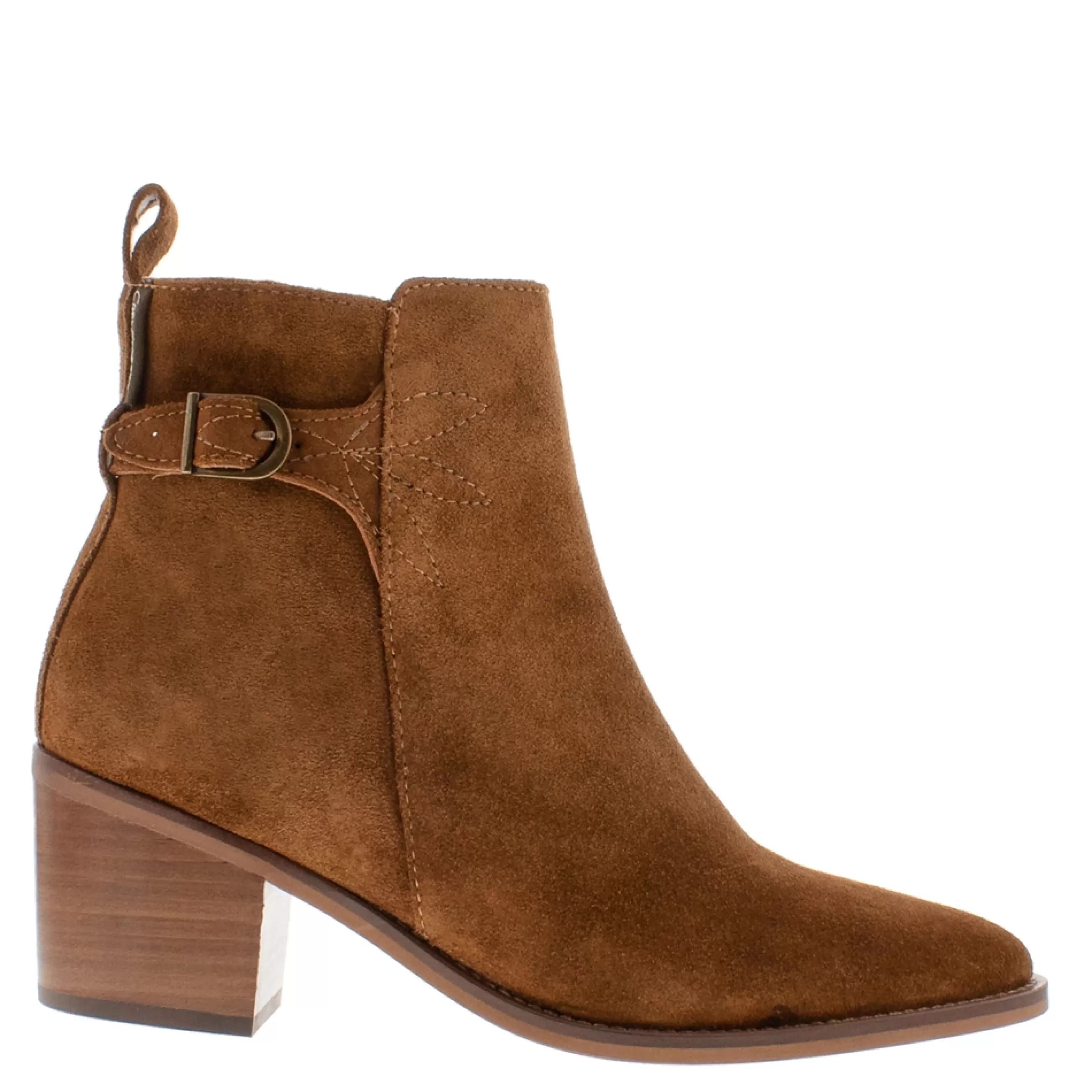 Mariposa Tan Suede Heeled Ankle Boots>Carl Scarpa Cheap