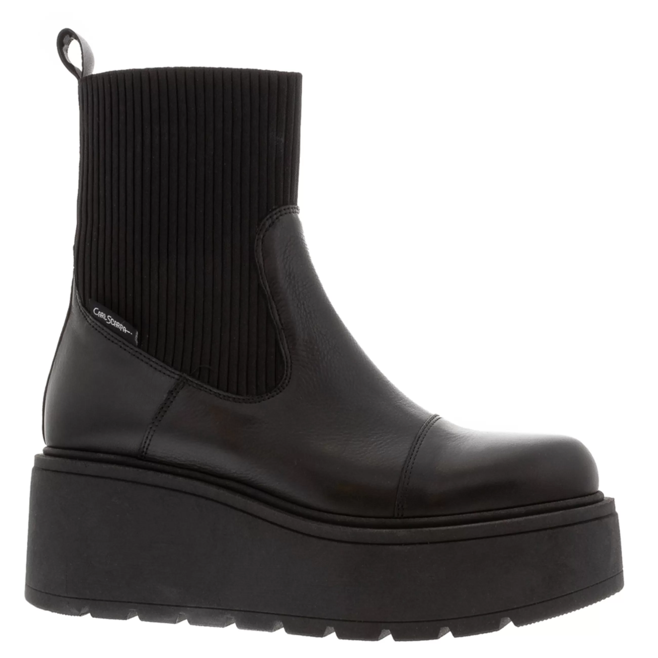 Matti Black Leather Chelsea Boots>Carl Scarpa Discount