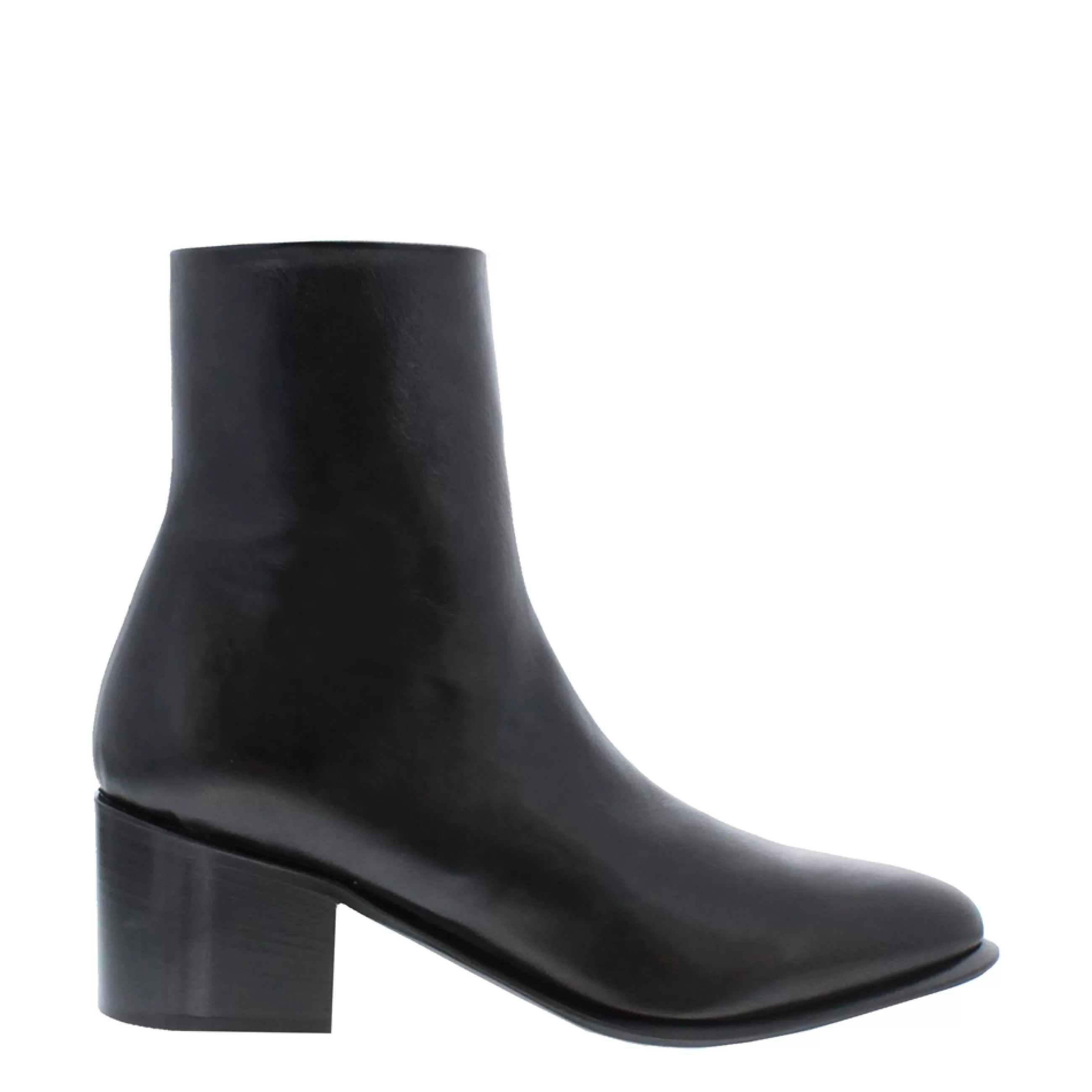 Mezara Black Leather Ankle Boots>Carl Scarpa New