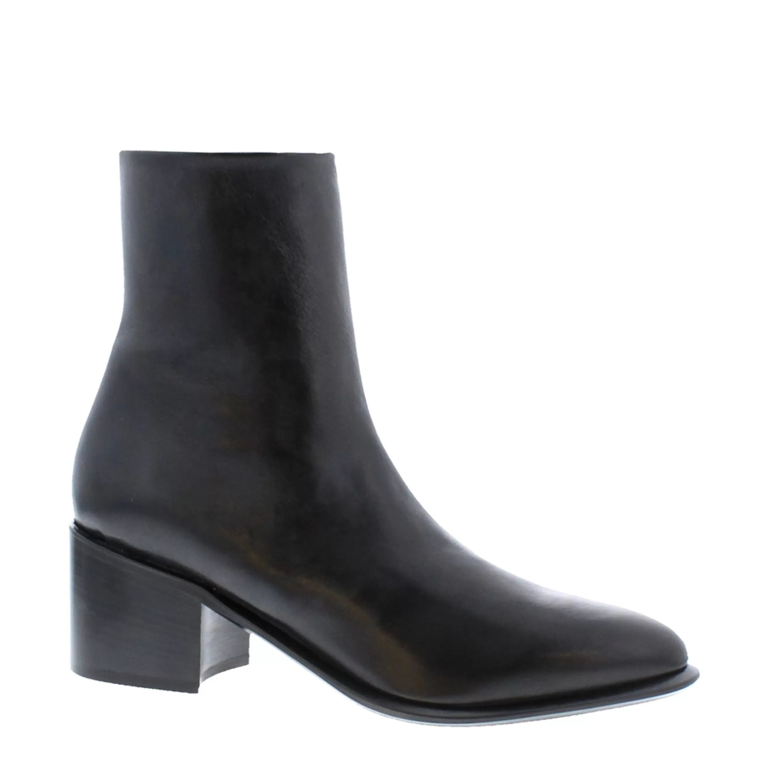 Mezara Black Leather Ankle Boots>Carl Scarpa New