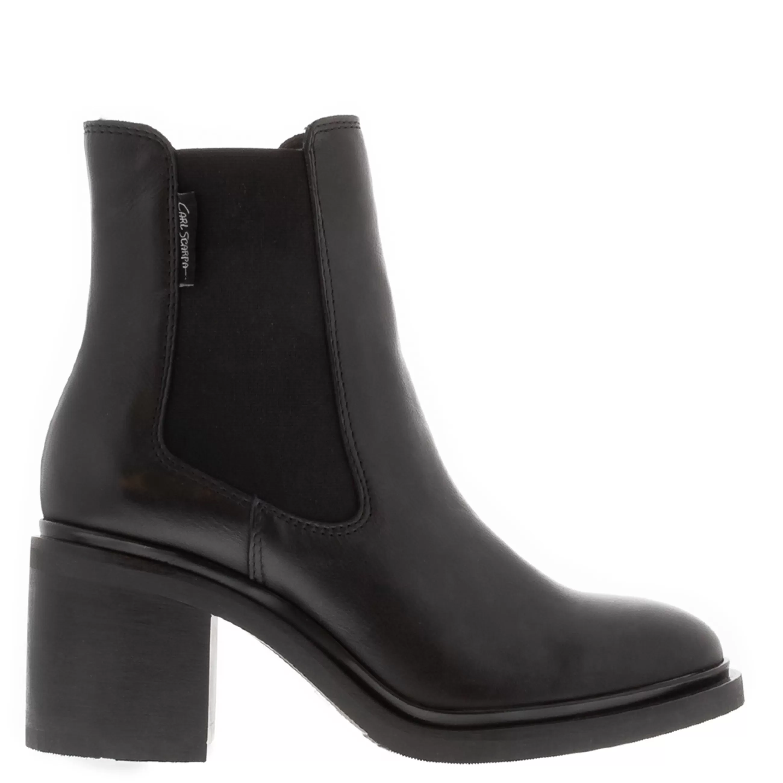 Morone Black Leather Chelsea Boots>Carl Scarpa Outlet