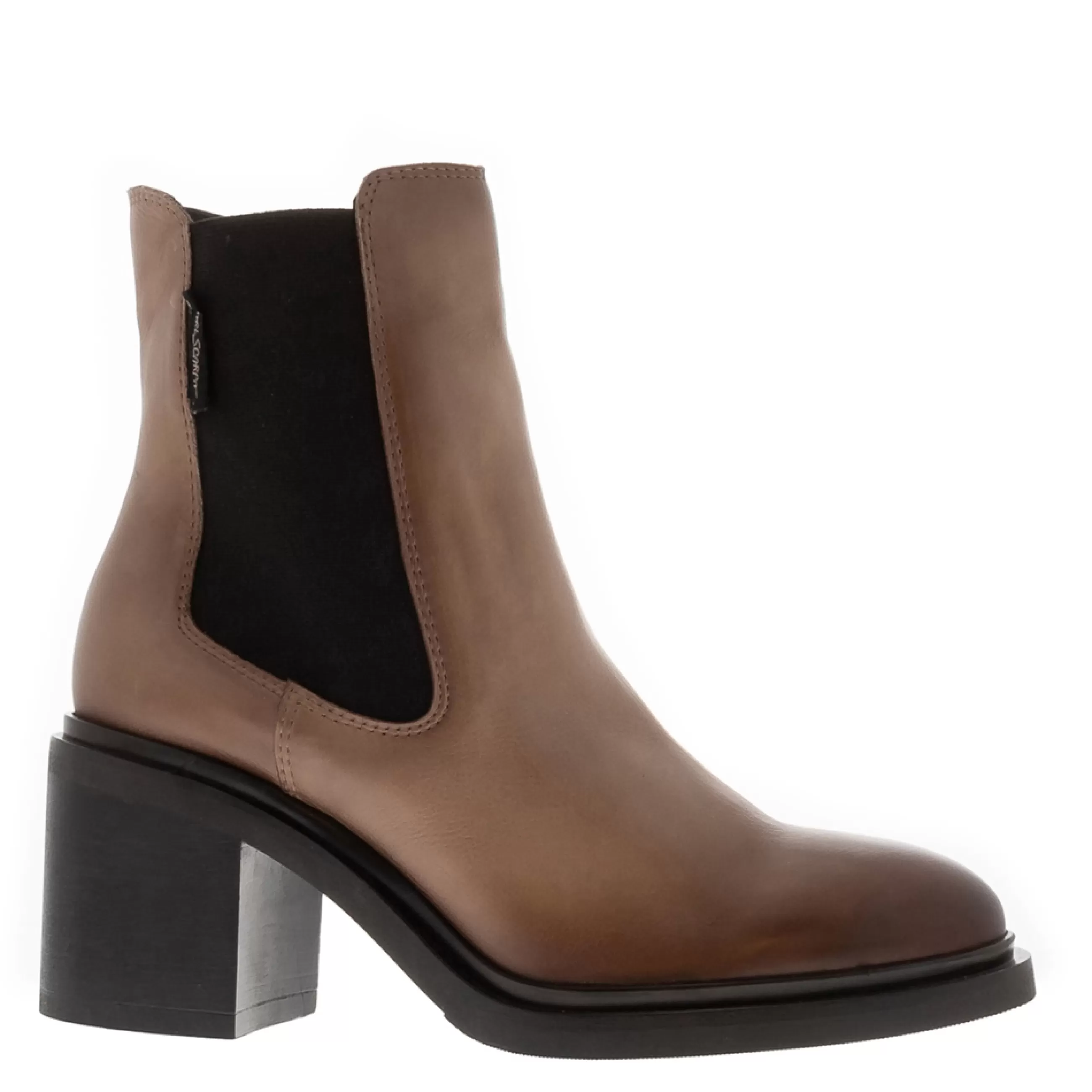 Morone Taupe Leather Chelsea Boots>Carl Scarpa Online