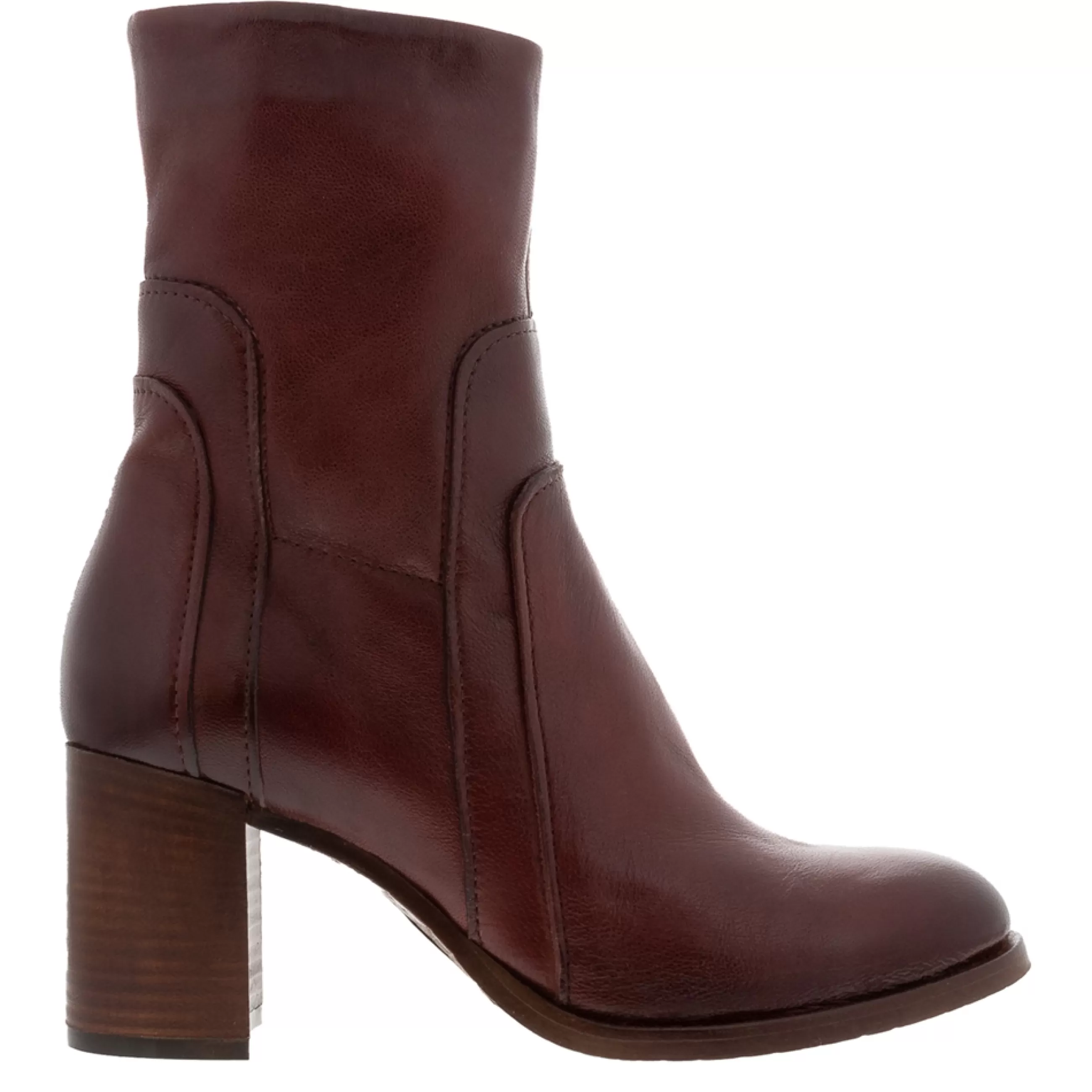 Noemi Bordo Leather Ankle Boots>Carl Scarpa Sale