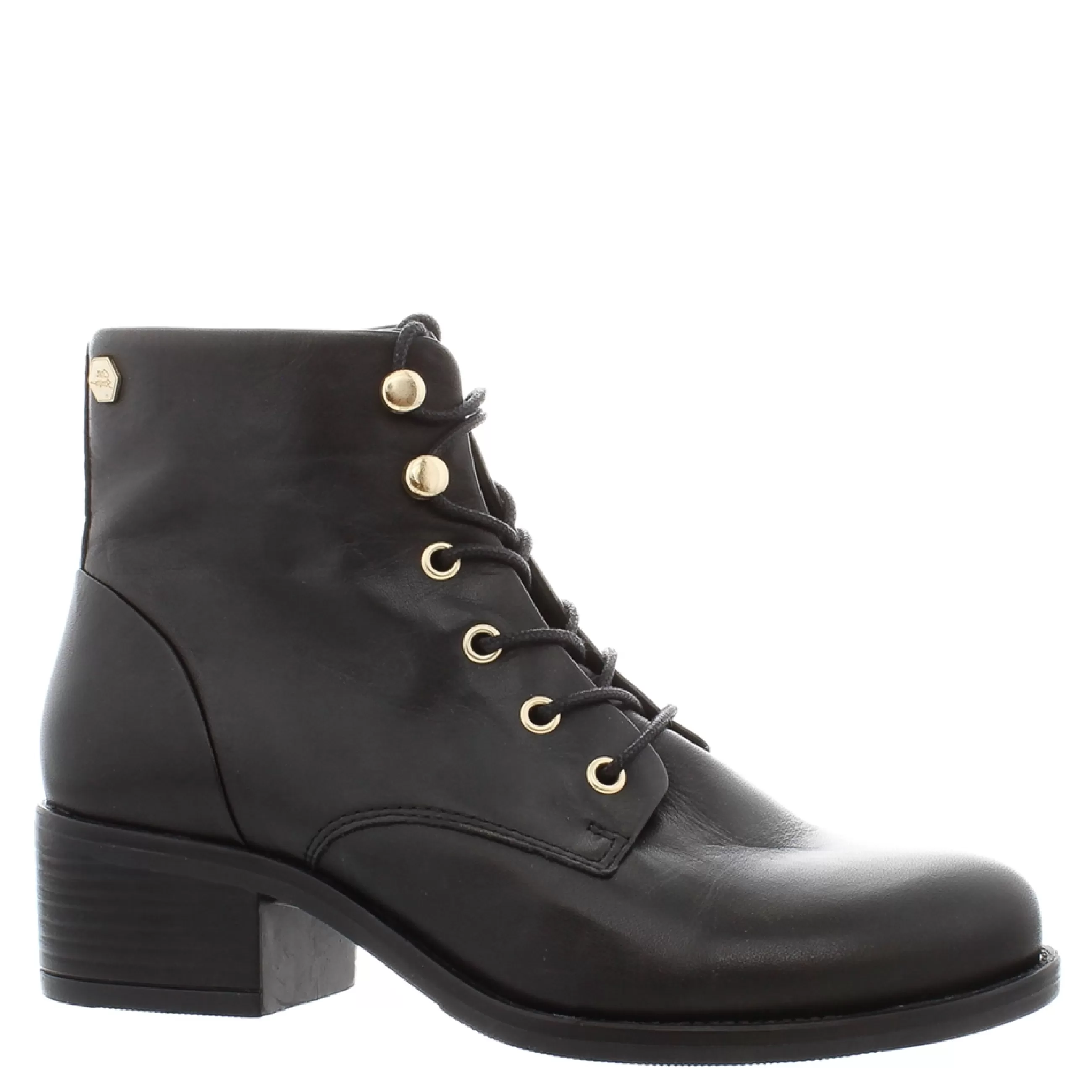 Ocean Black Leather Lace Up Ankle Boots>Carl Scarpa Online