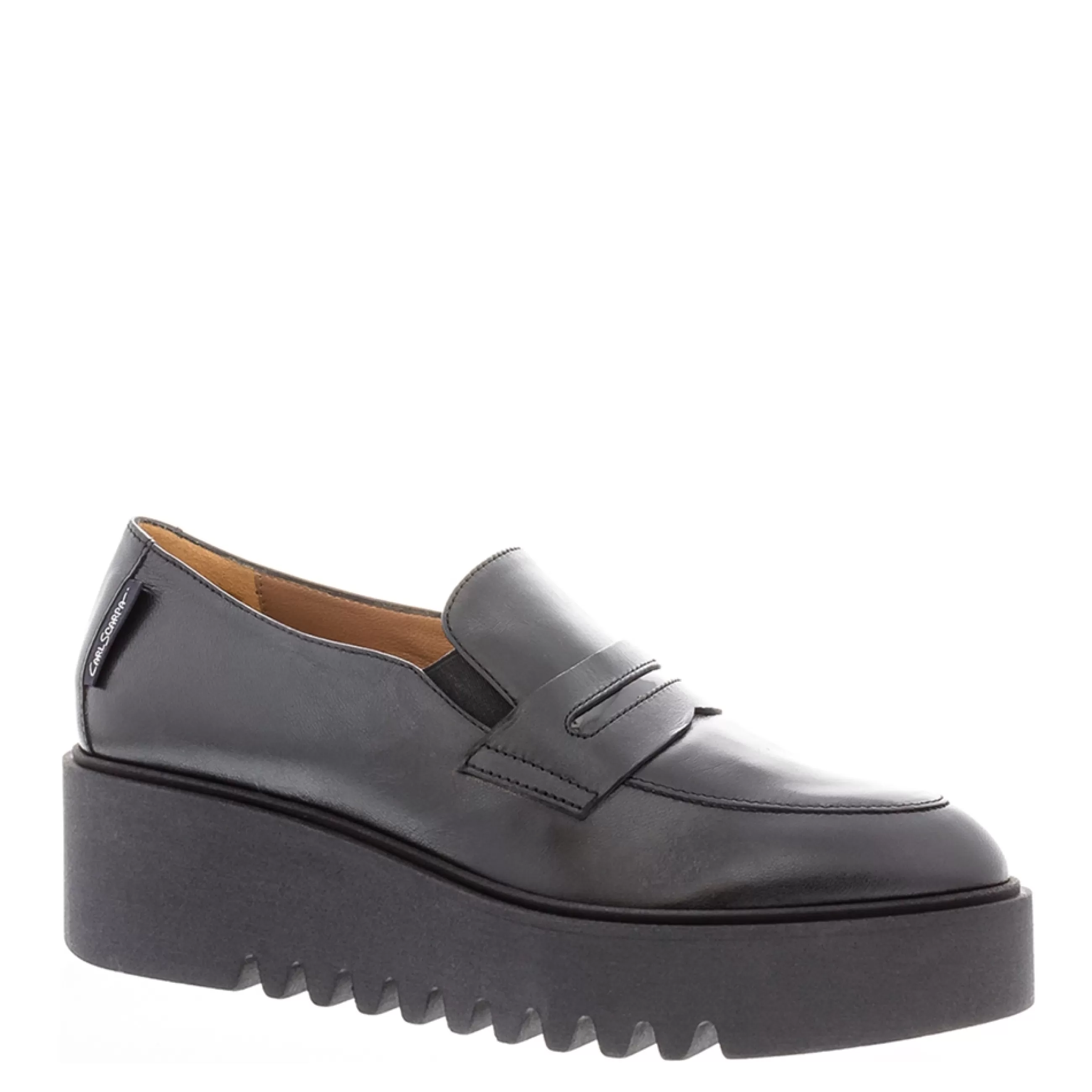 Opal Black Wedge Loafers>Carl Scarpa Fashion