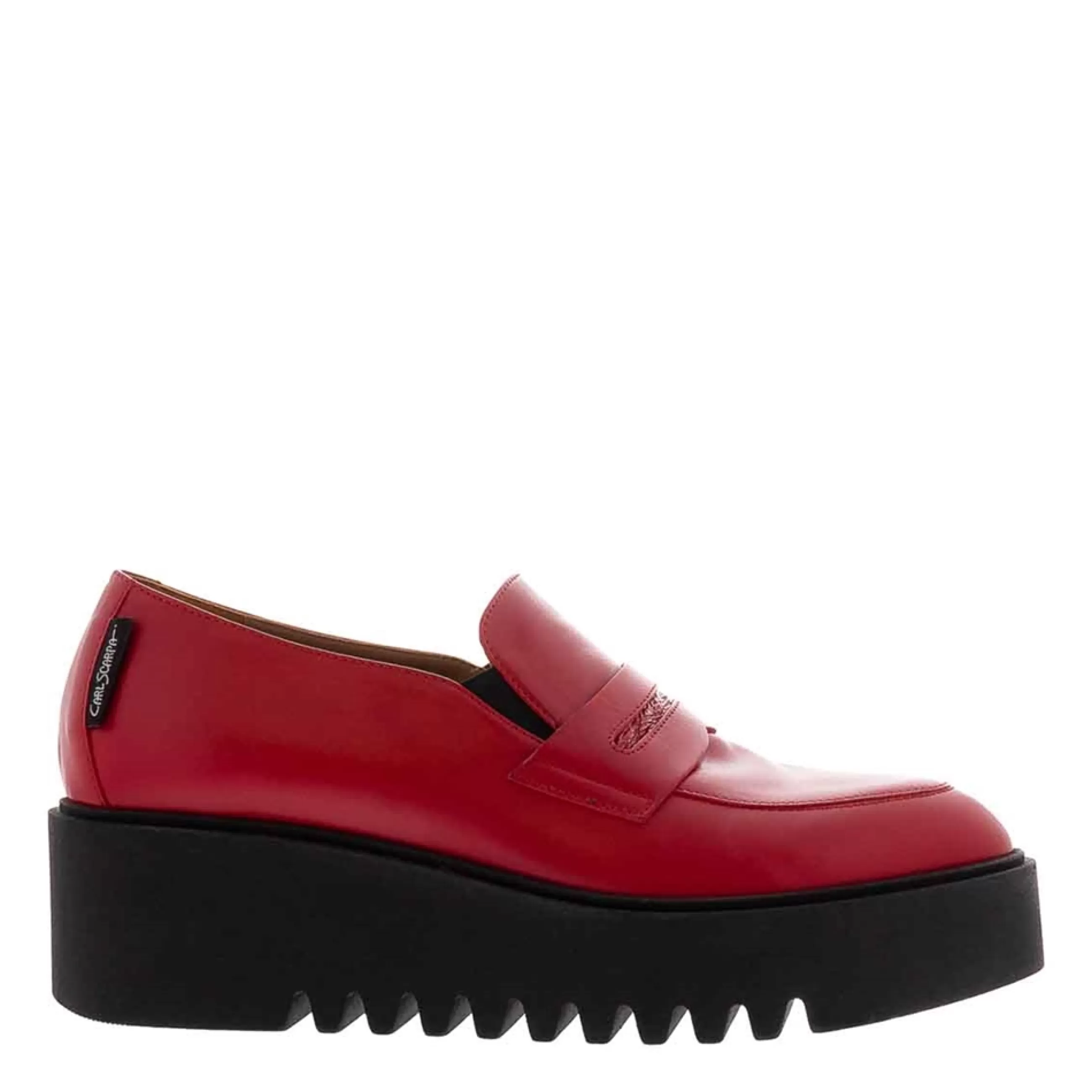 Opal Red Wedge Loafers>Carl Scarpa Clearance